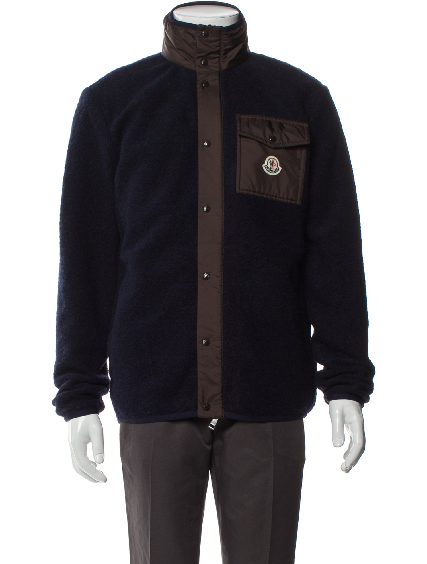 Moncler Virgin Wool Printed Windbreaker