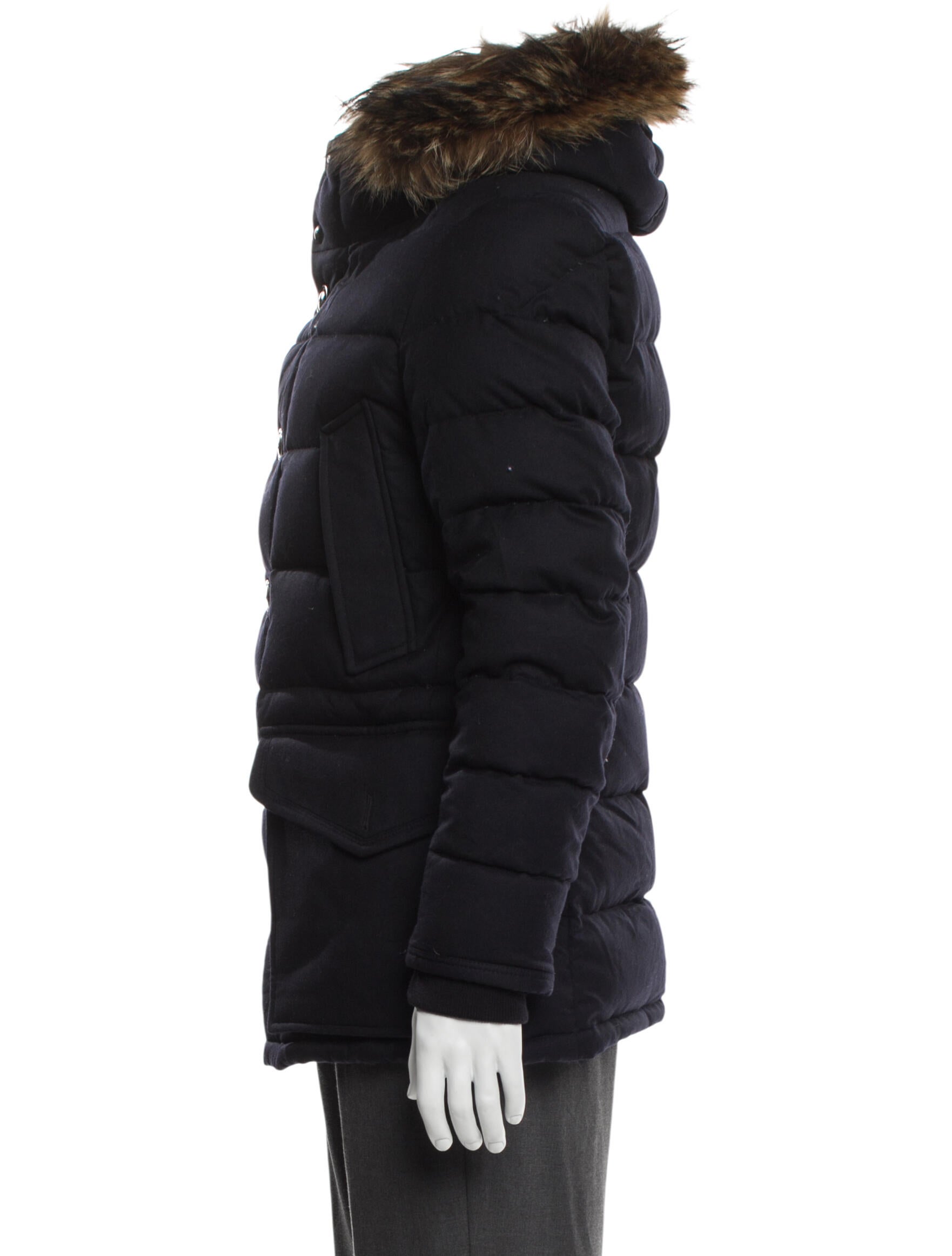 Moncler Virgin Wool Puffer Coat