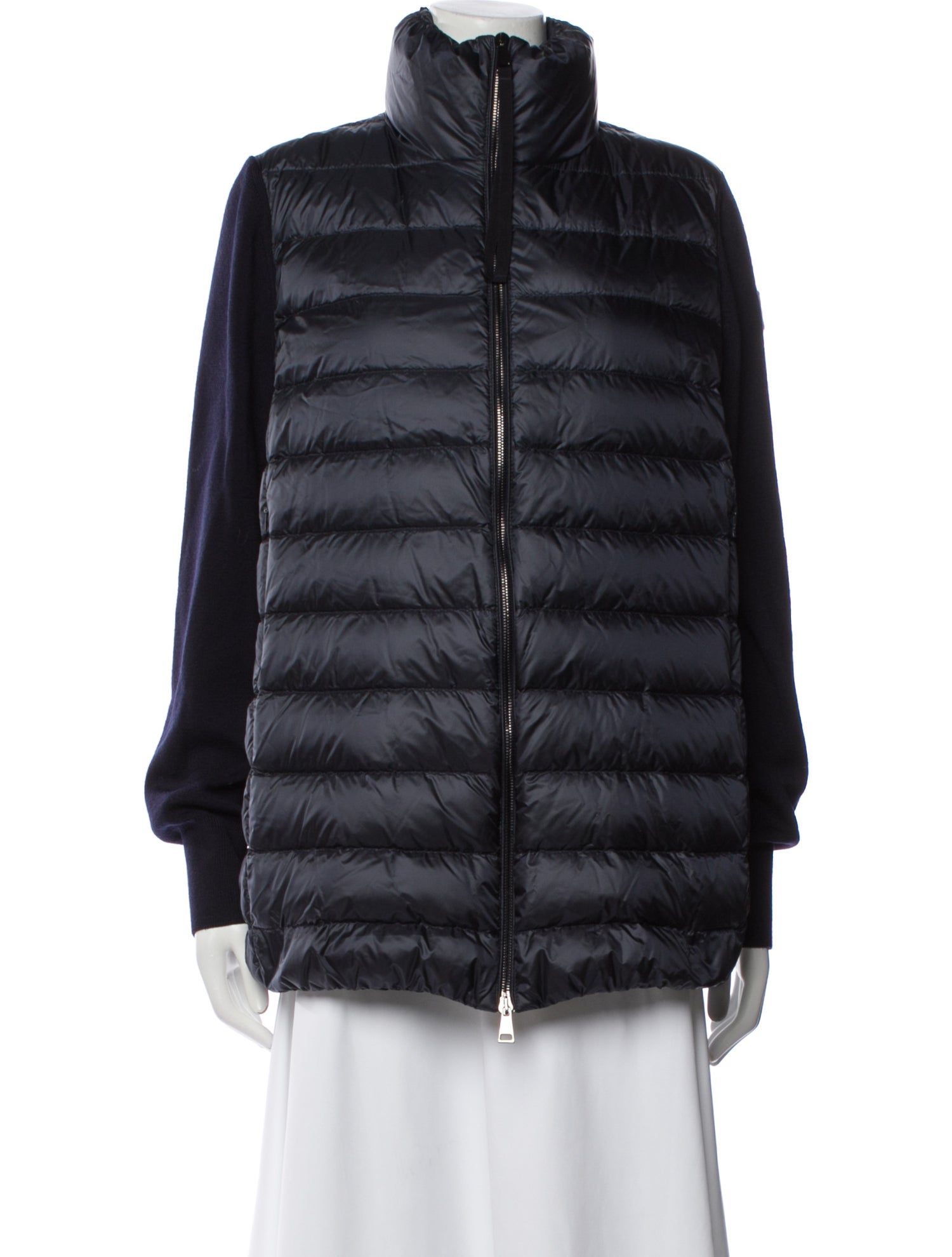 Moncler Nylon Faux Fur Jacket w/ Tags