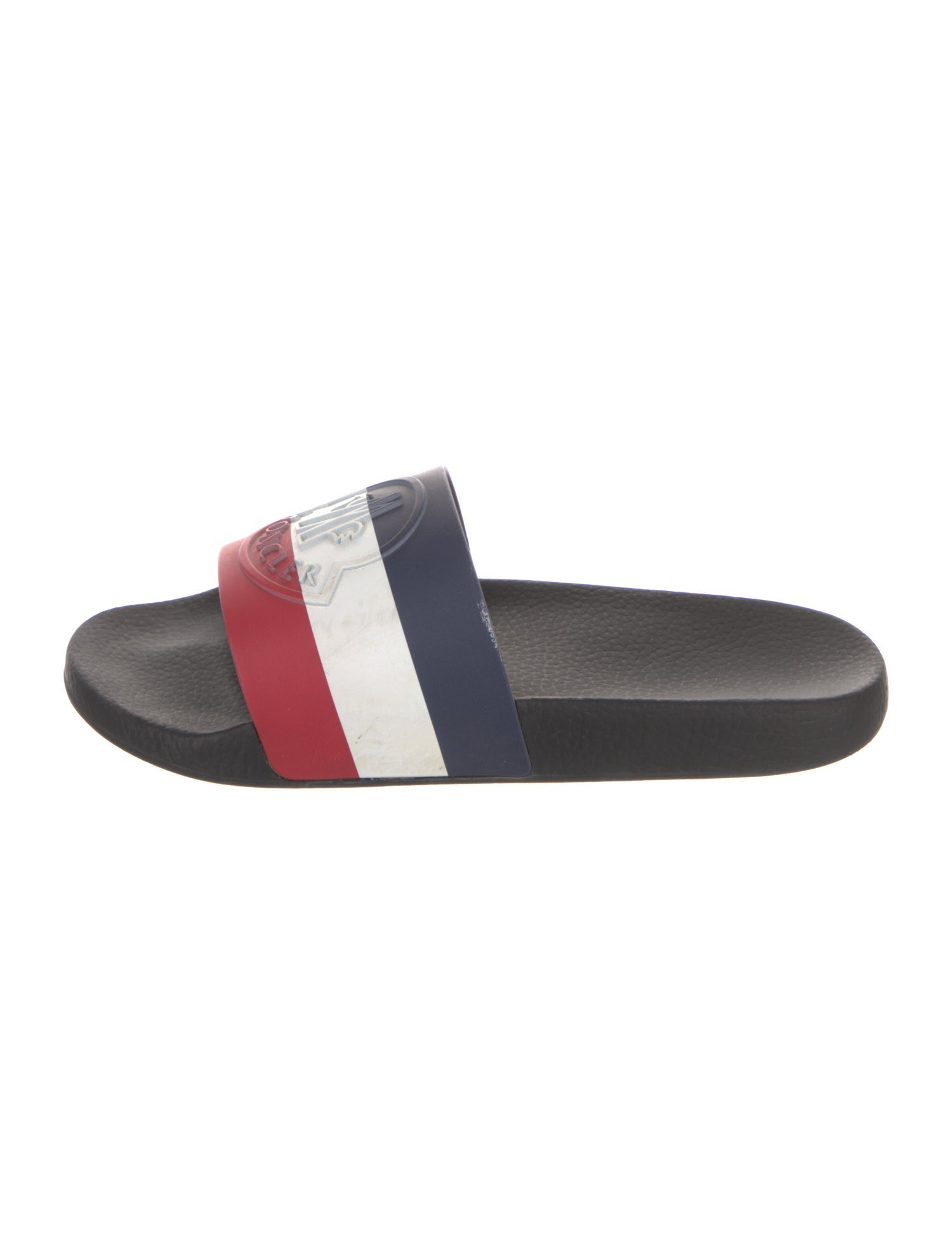 Moncler Rubber Striped Slides