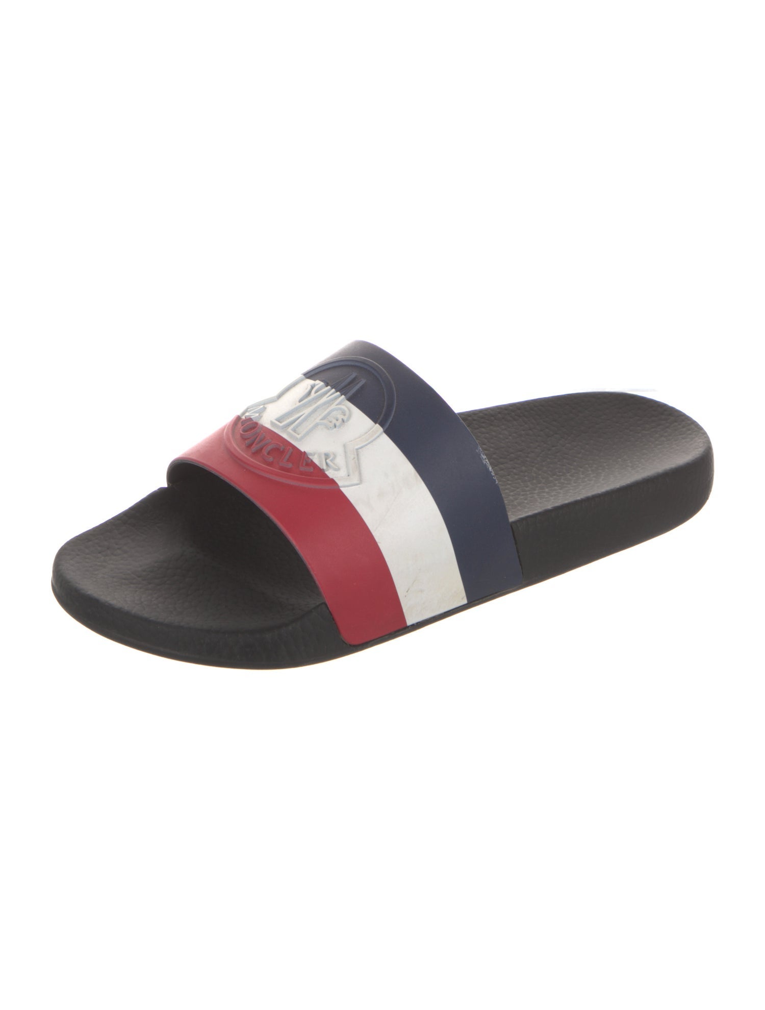 Moncler Rubber Striped Slides
