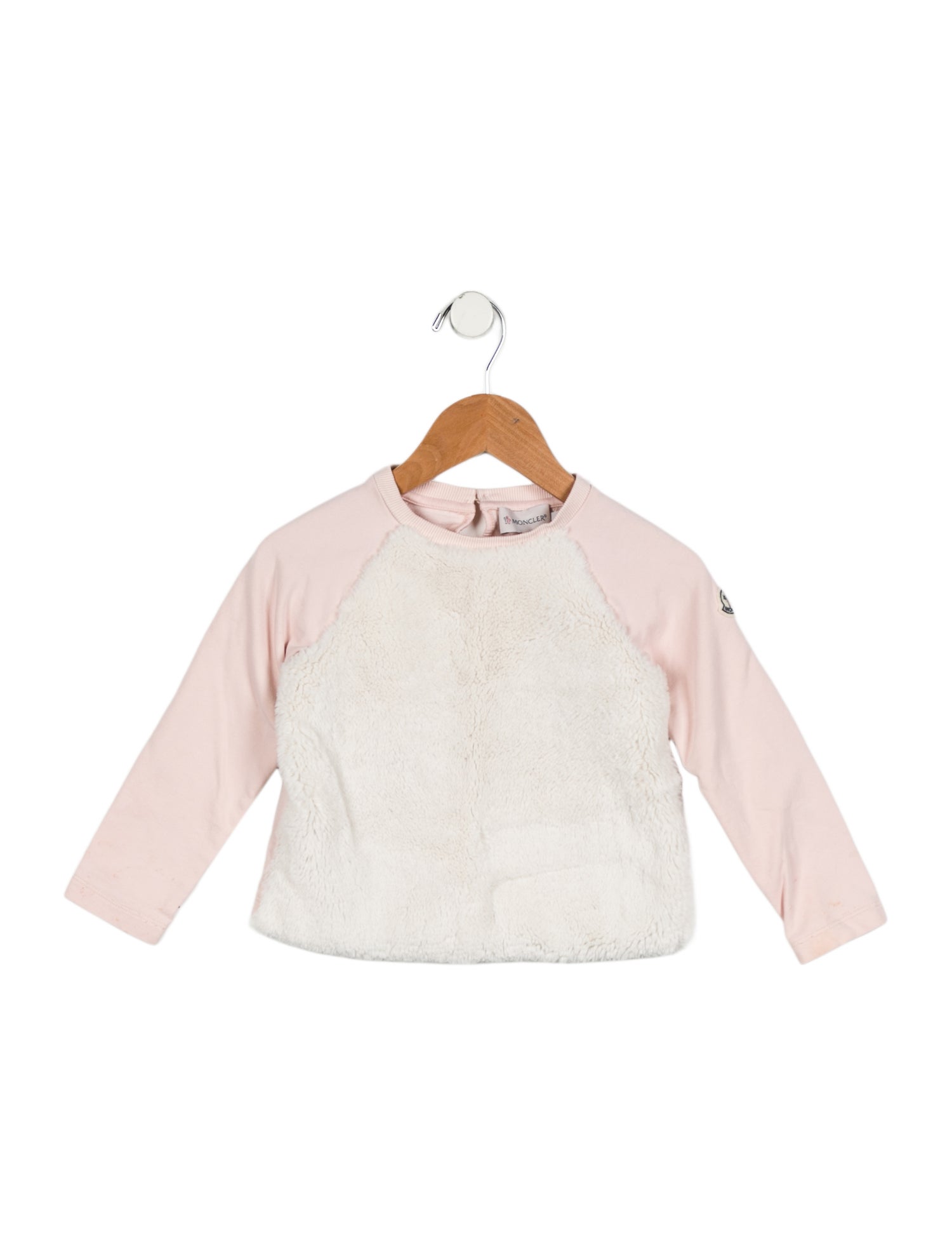 Moncler Girls' Faux Fur Top