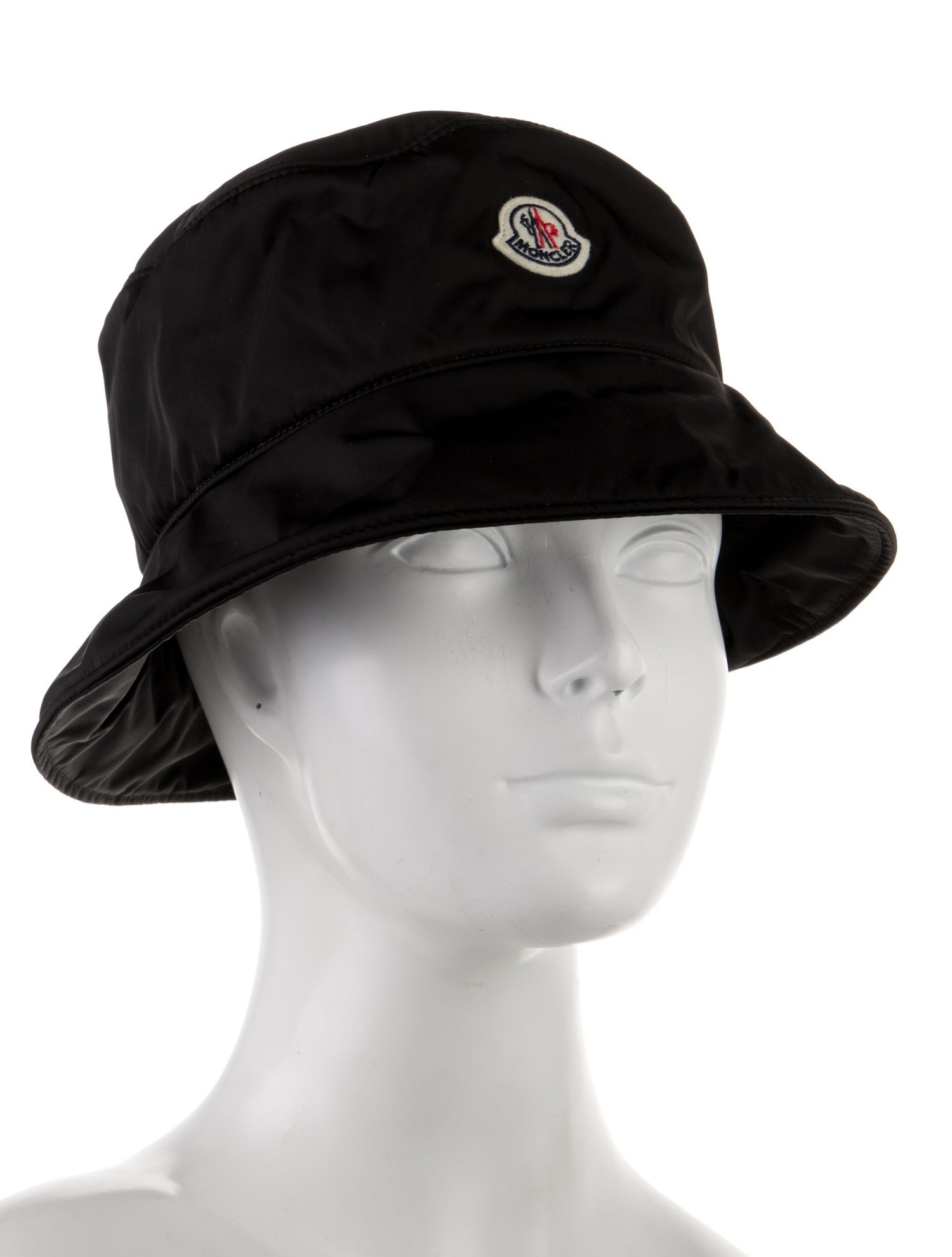 Moncler womens black bucket hat