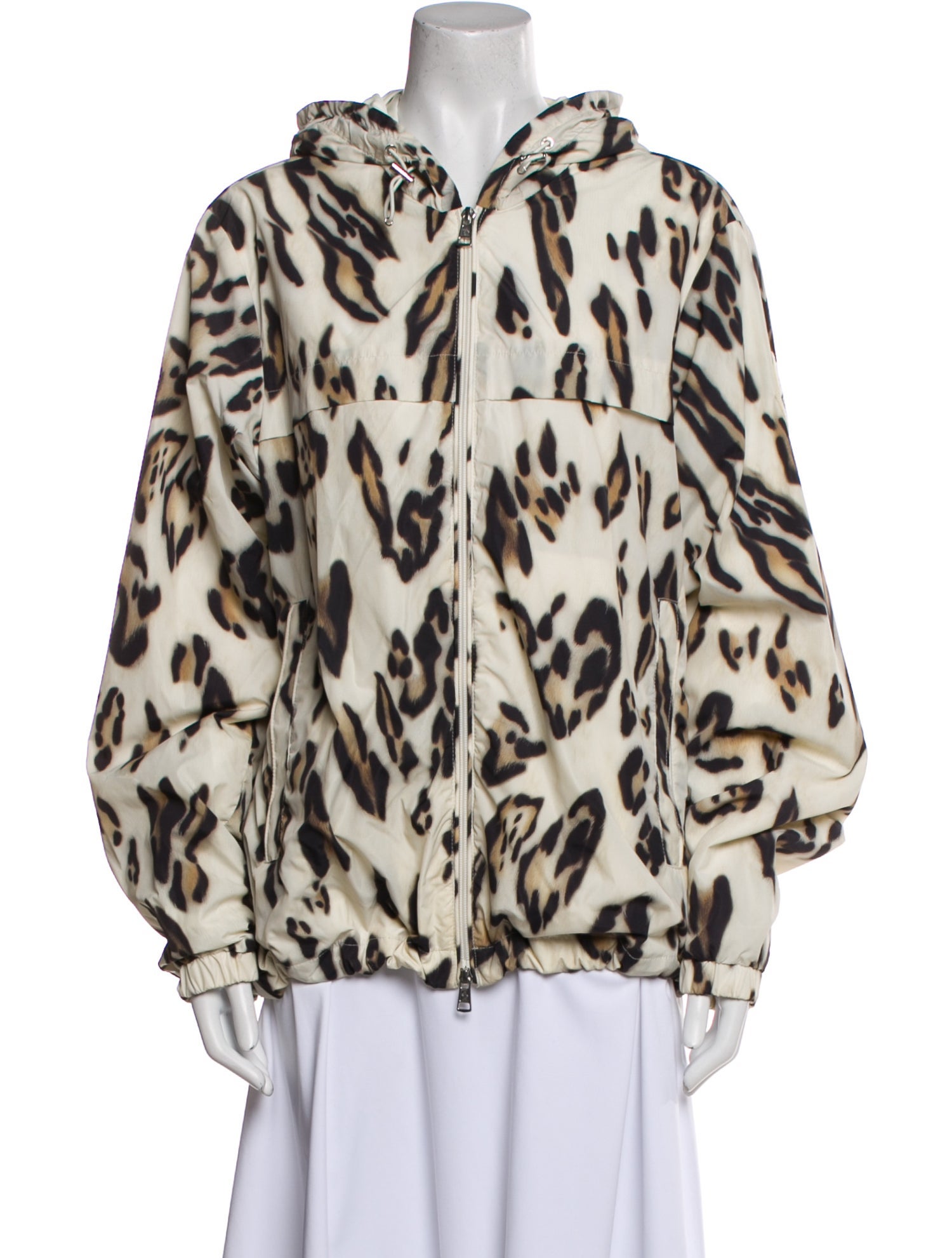 Moncler Nylon Animal Print Jacket