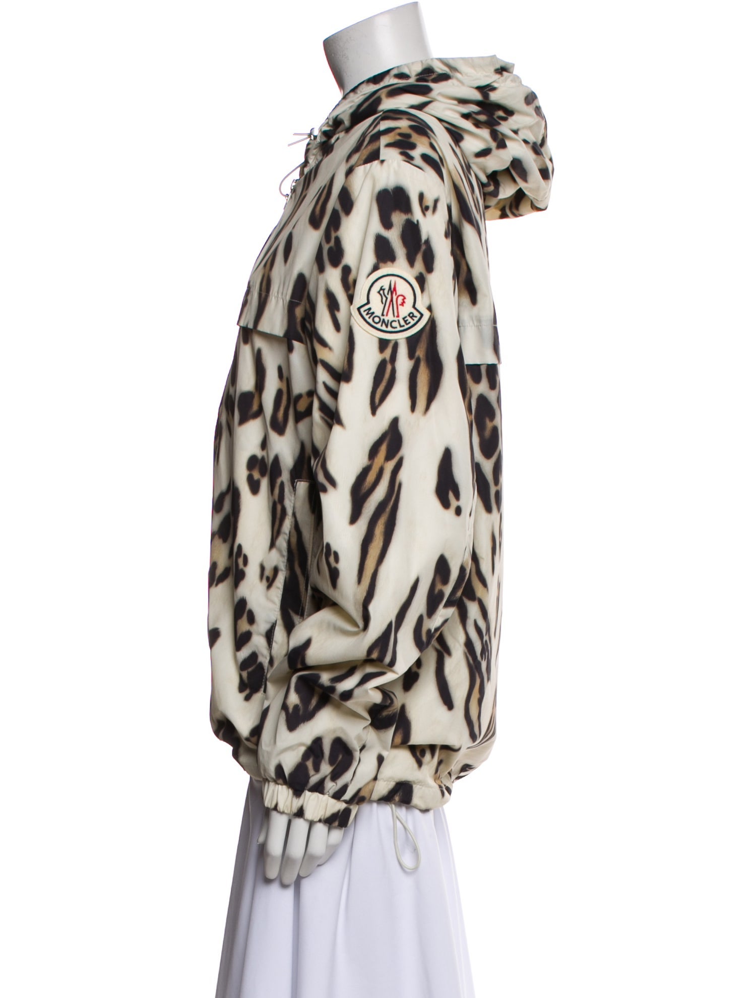Moncler Nylon Animal Print Jacket