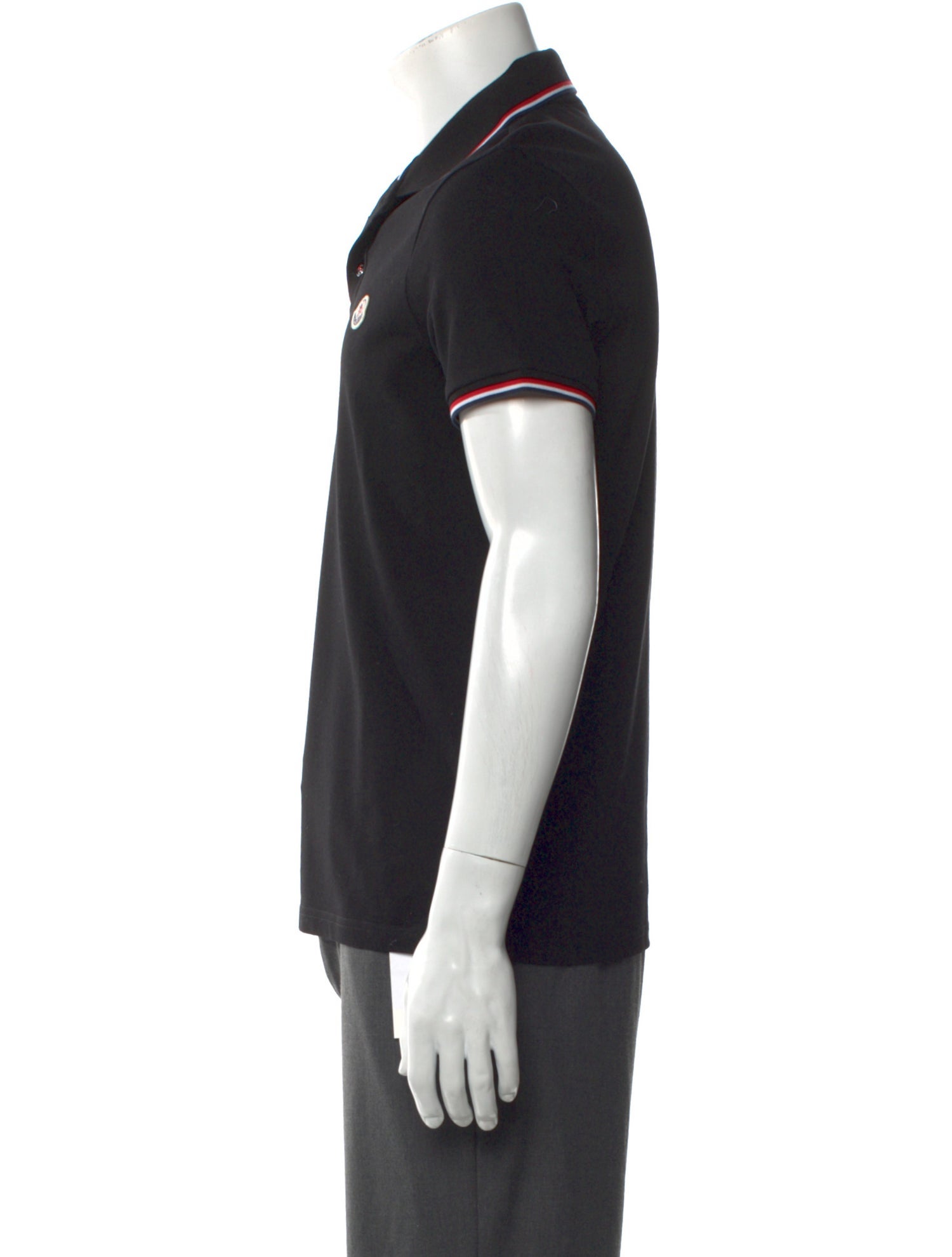 Moncler Collar Short Sleeve Polo Shirt