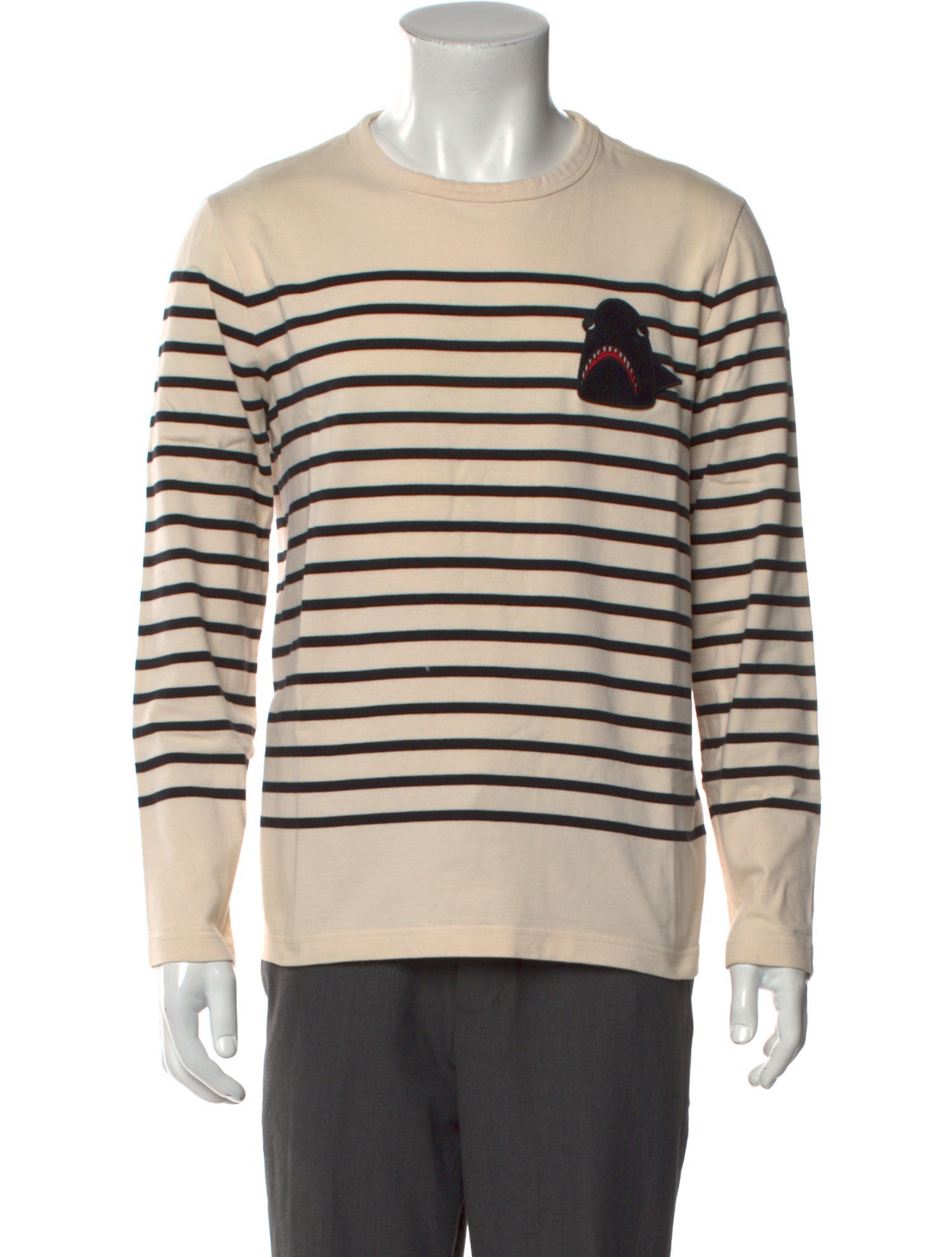 Moncler Striped Crew Neck Pullover