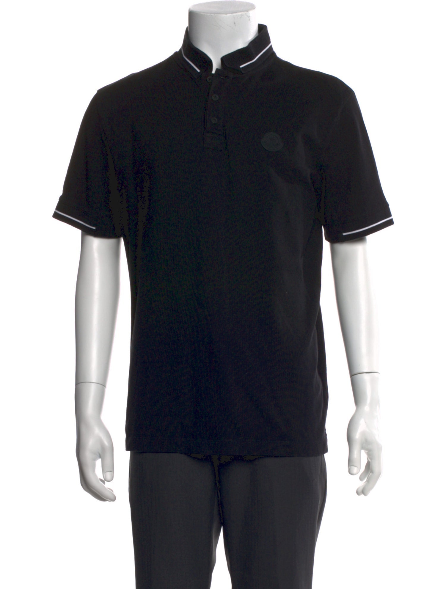 Moncler Crew Neck Short Sleeve Polo Shirt