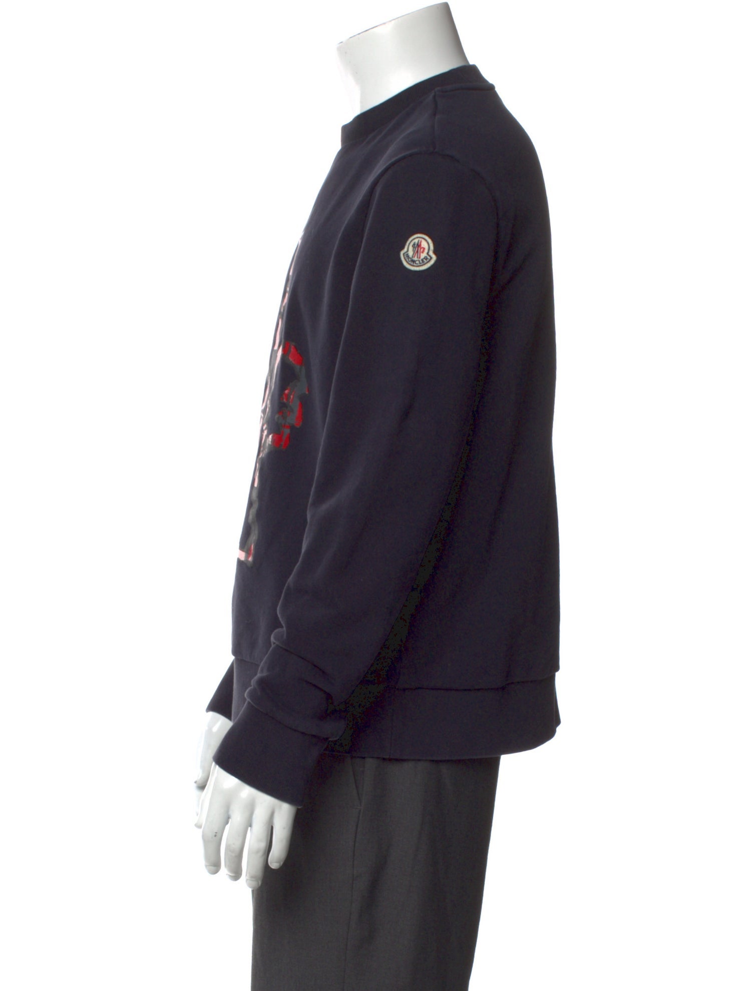 Moncler Graphic Print Crew Neck Pullover