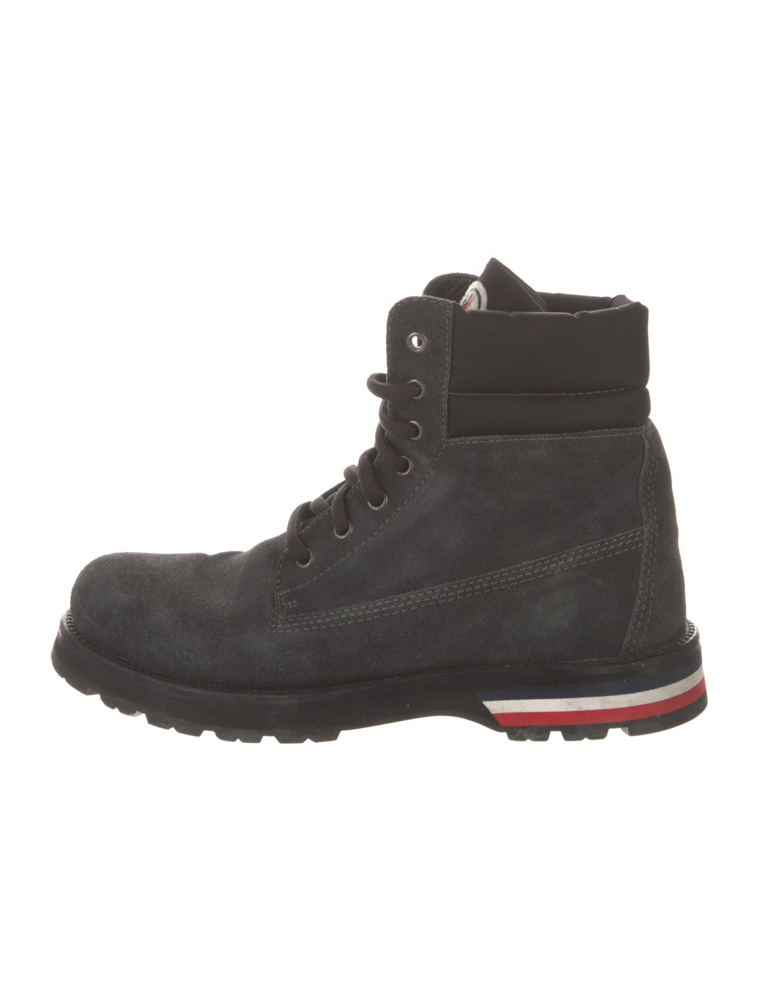 Moncler Suede Lace-Up Boots