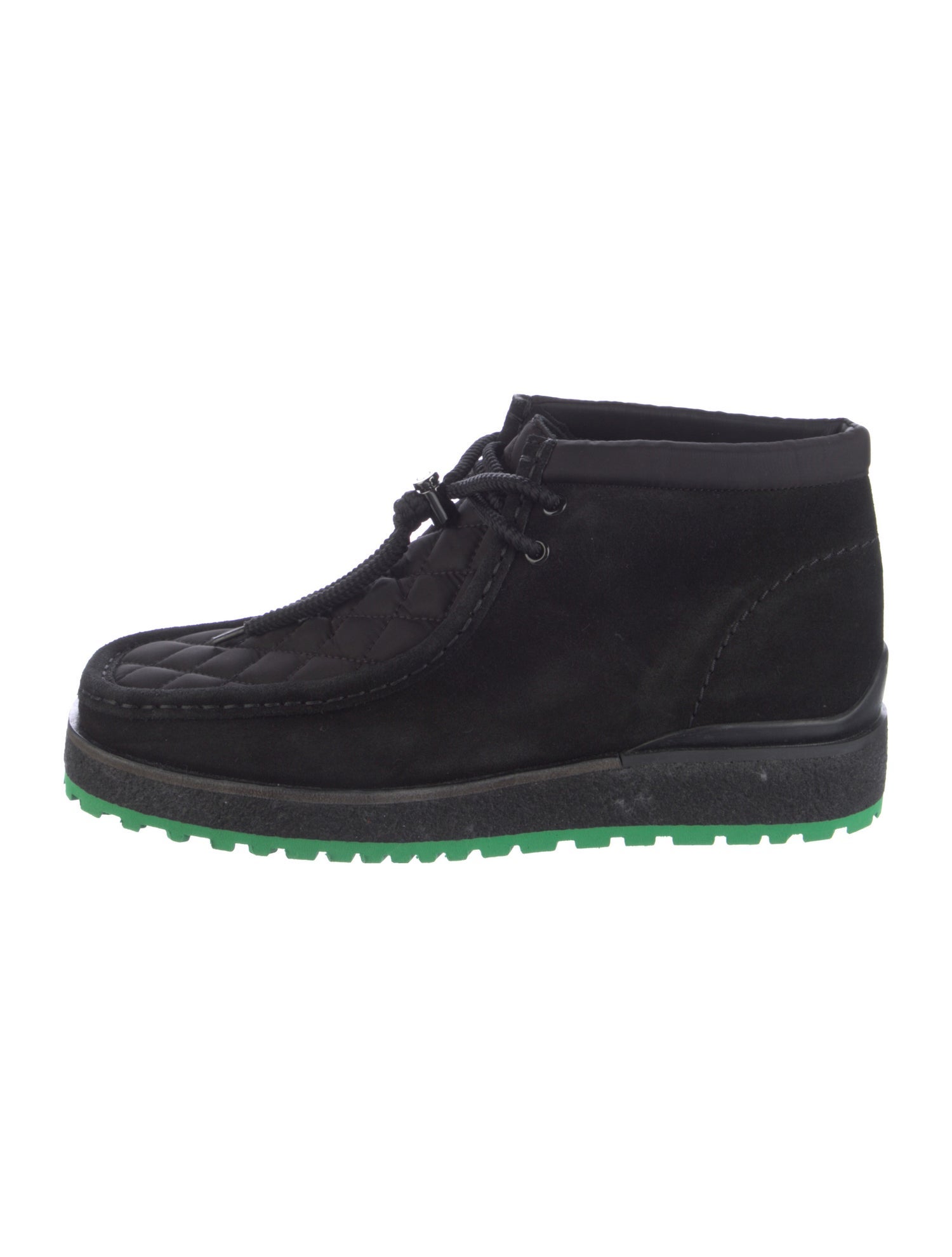 Moncler Suede Lace-Up Boots