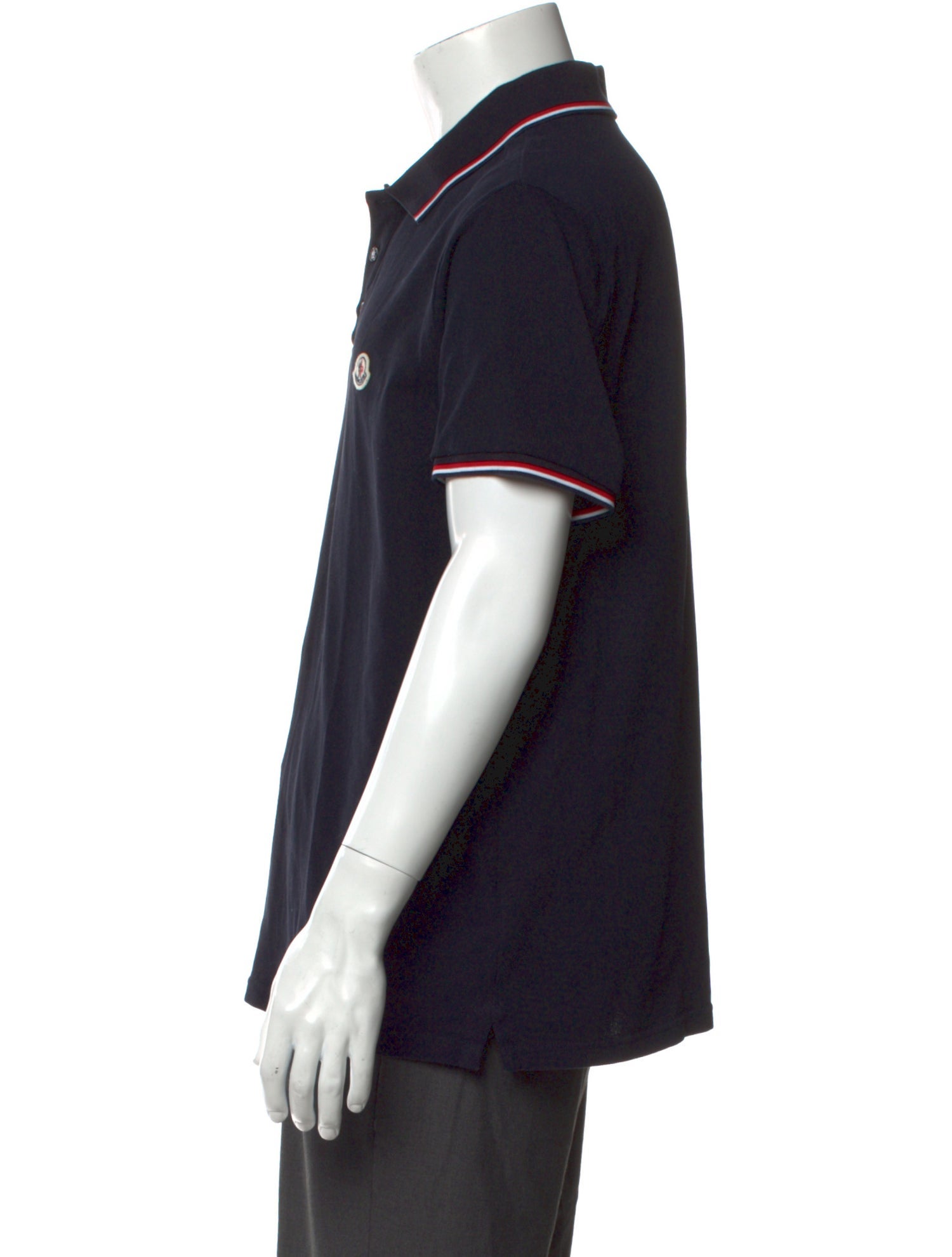 Moncler Collar Short Sleeve Polo Shirt