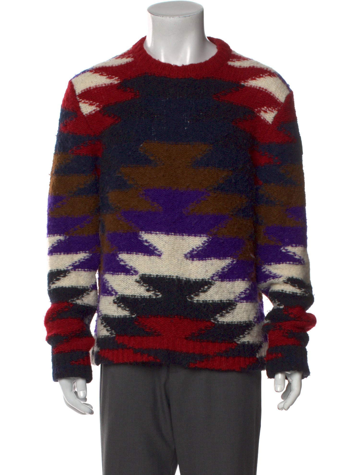 Moncler Printed Crew Neck Pullover