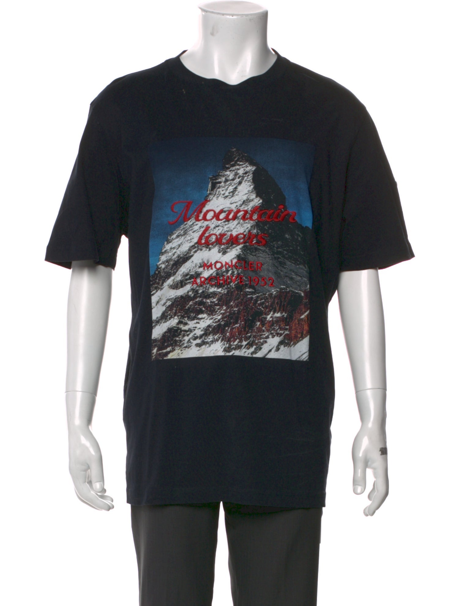 Moncler Graphic Print Crew Neck T-Shirt