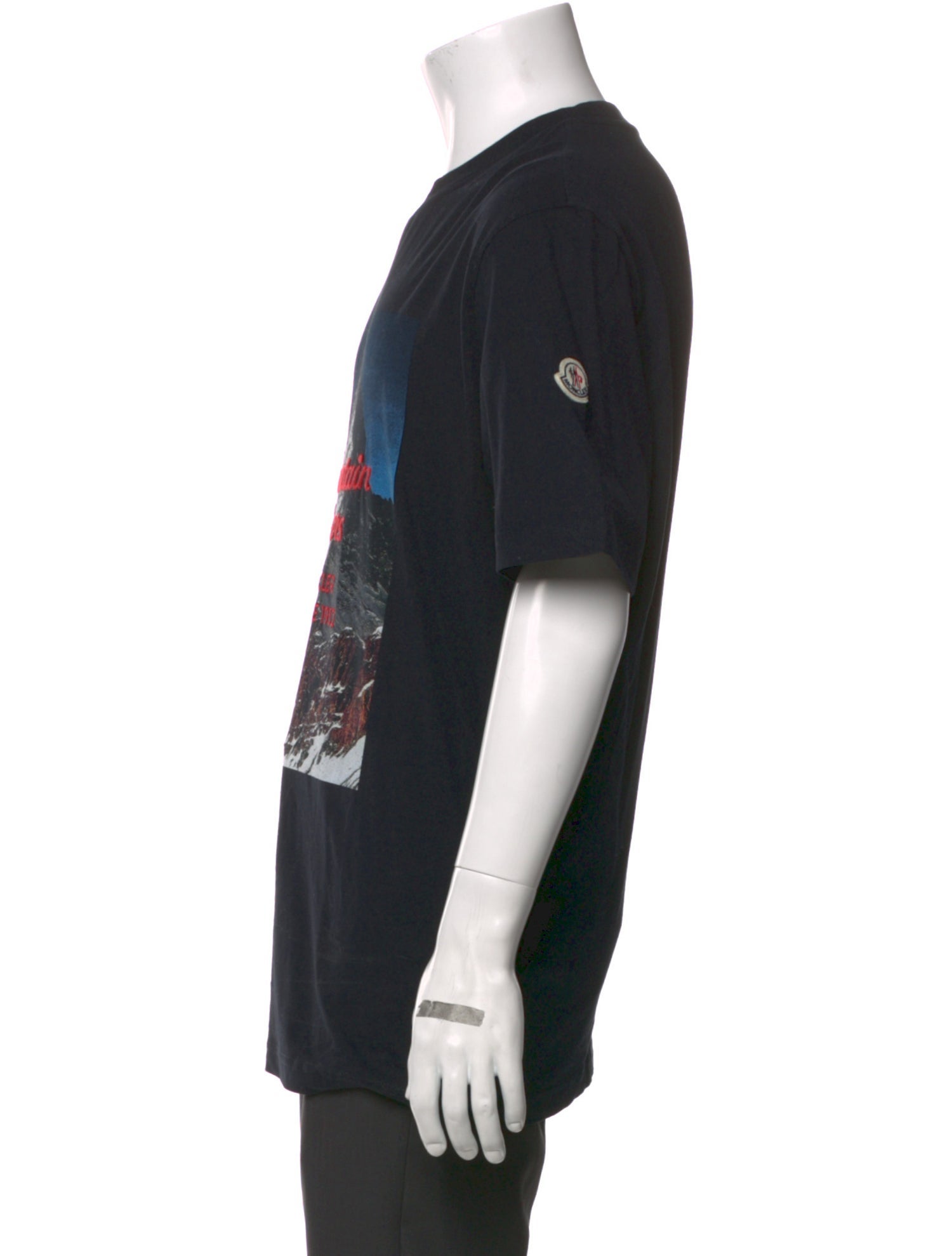Moncler Graphic Print Crew Neck T-Shirt