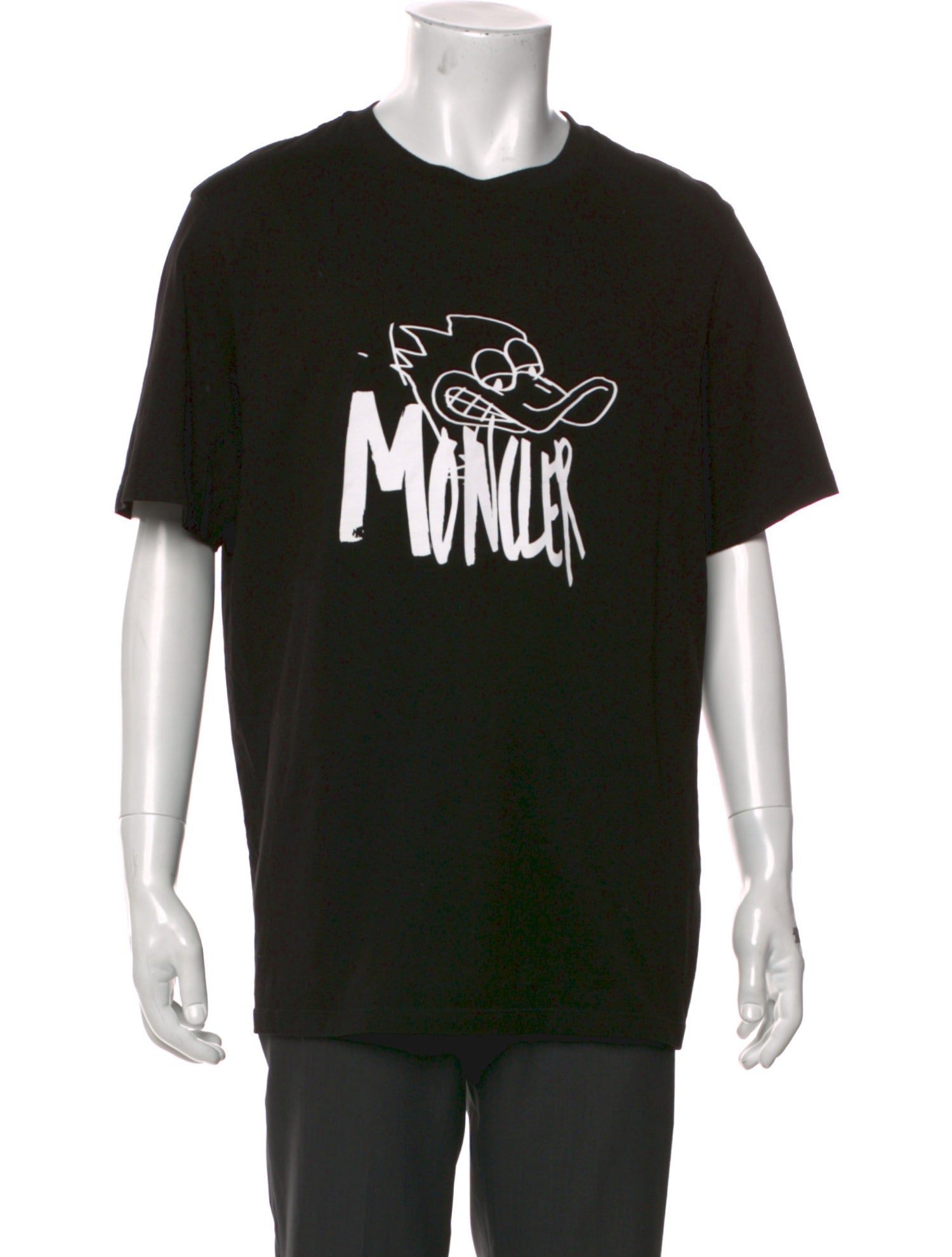 Moncler Graphic Print Crew Neck T-Shirt