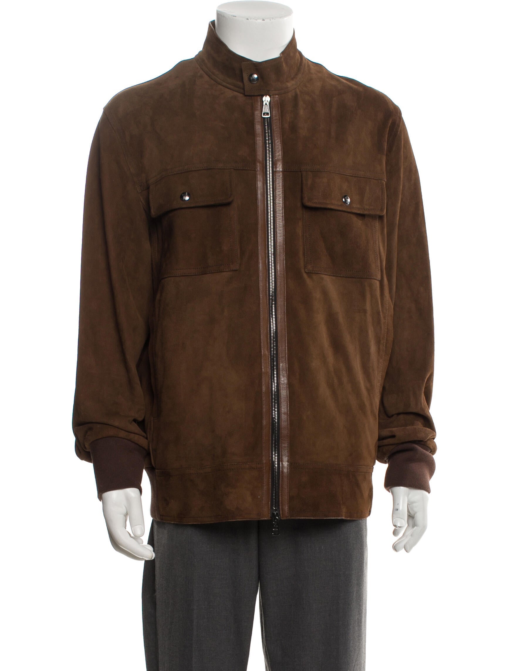 Moncler Leather Utility Jacket