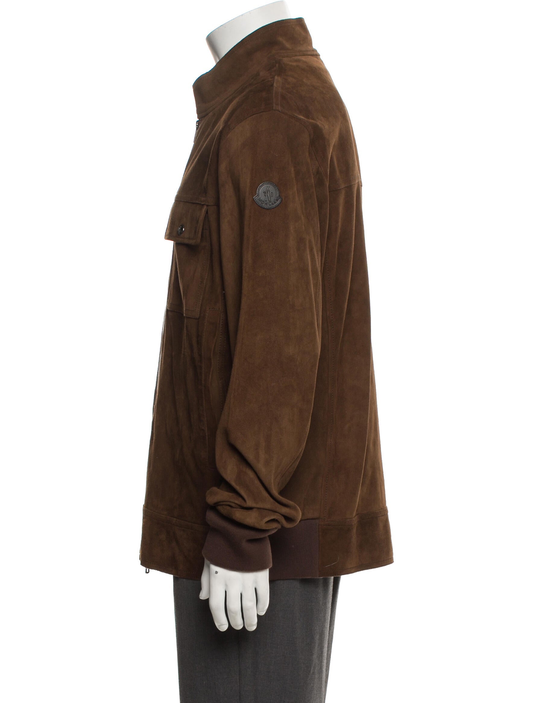 Moncler Leather Utility Jacket