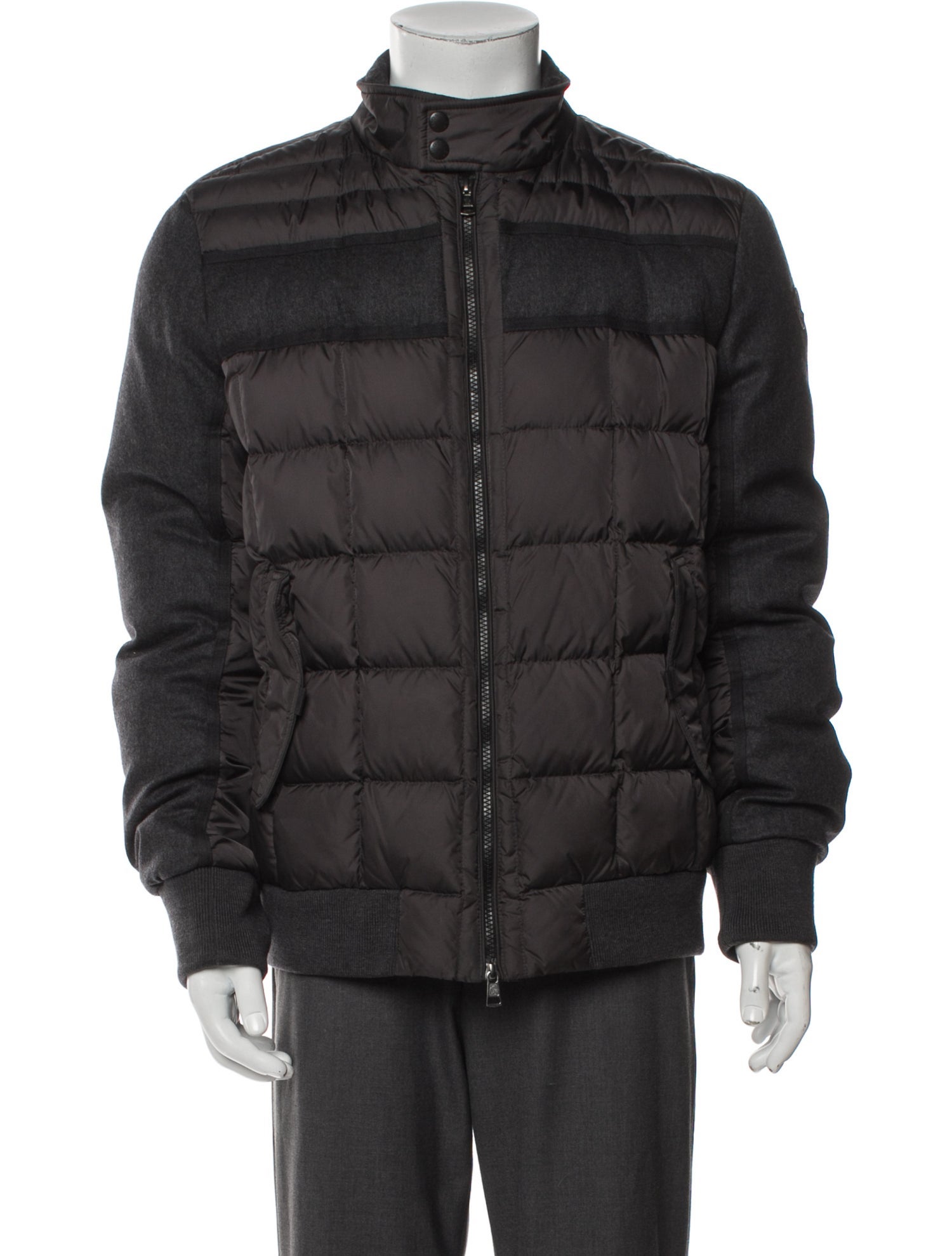 Moncler Quilted Pattern Puffer Coat