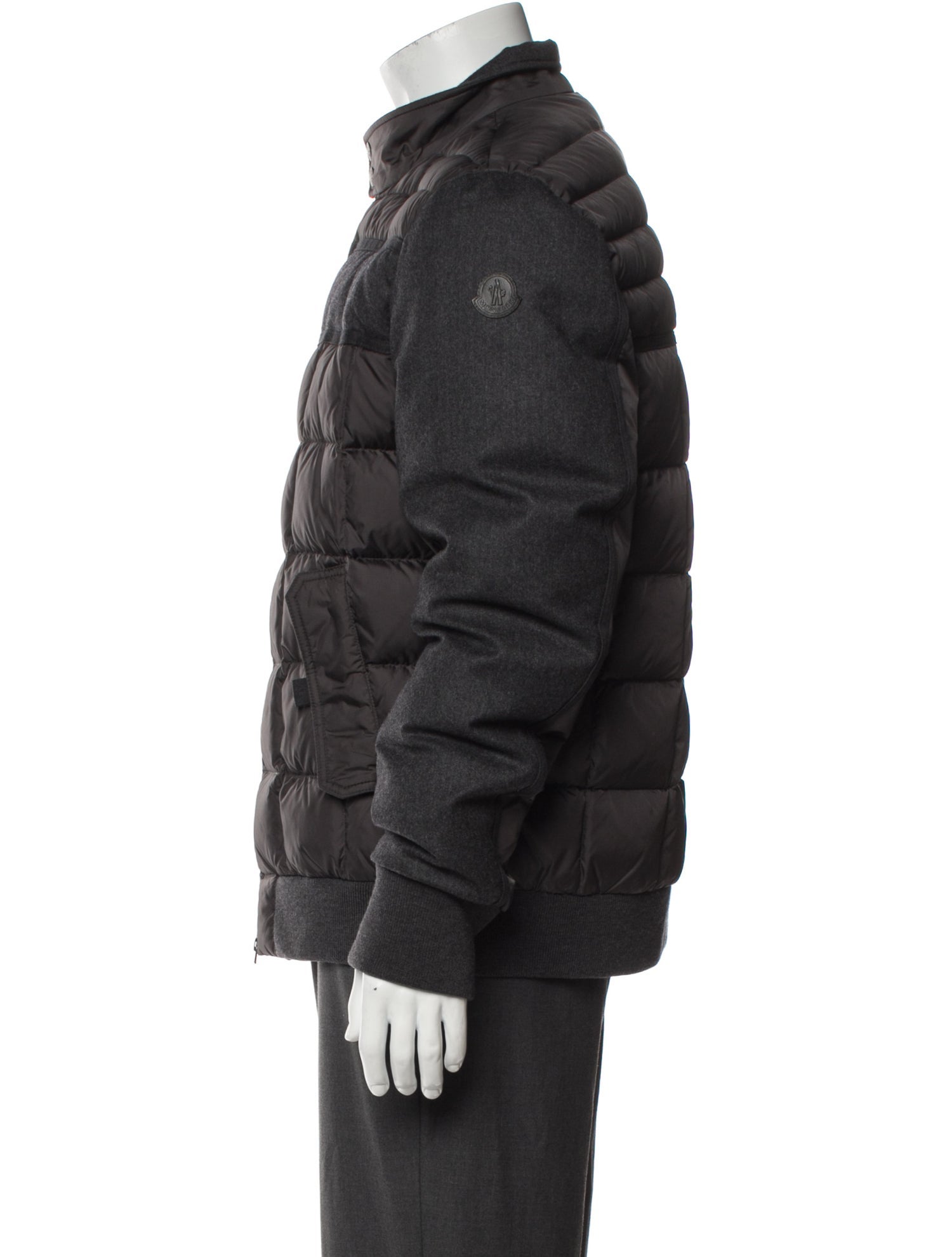 Moncler Quilted Pattern Puffer Coat