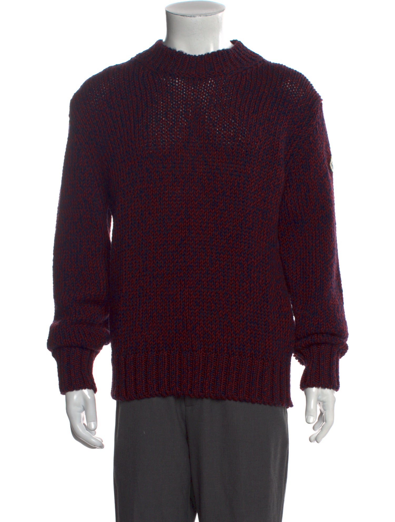 Moncler Mock Neck Long Sleeve Pullover
