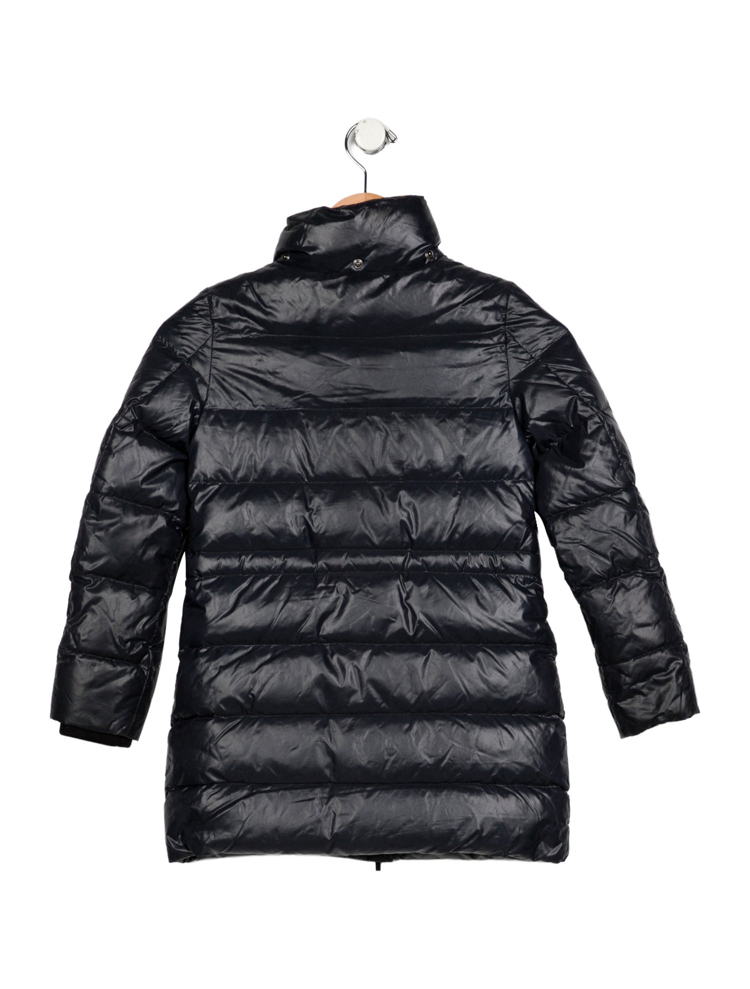 Moncler Girls' Knee-Length Down Coat