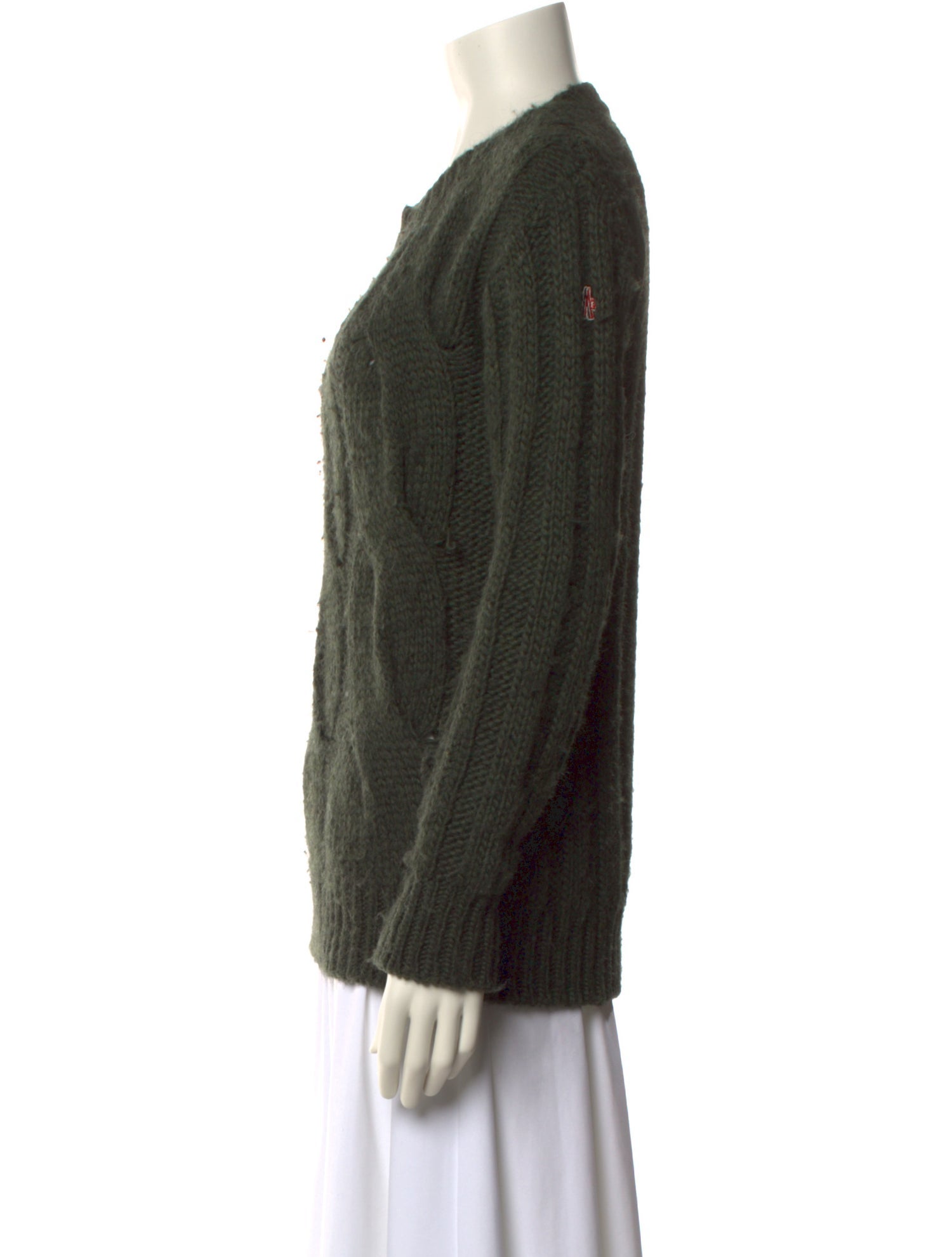 Moncler Wool Scoop Neck Sweater