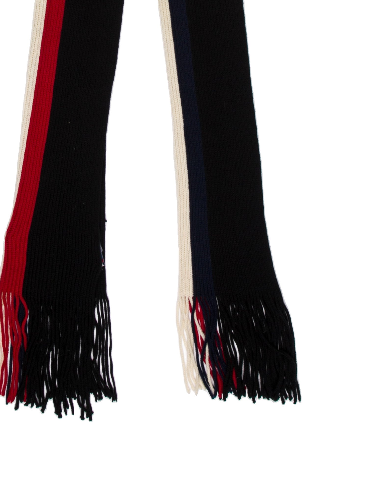Moncler Virgin Wool Striped Scarf