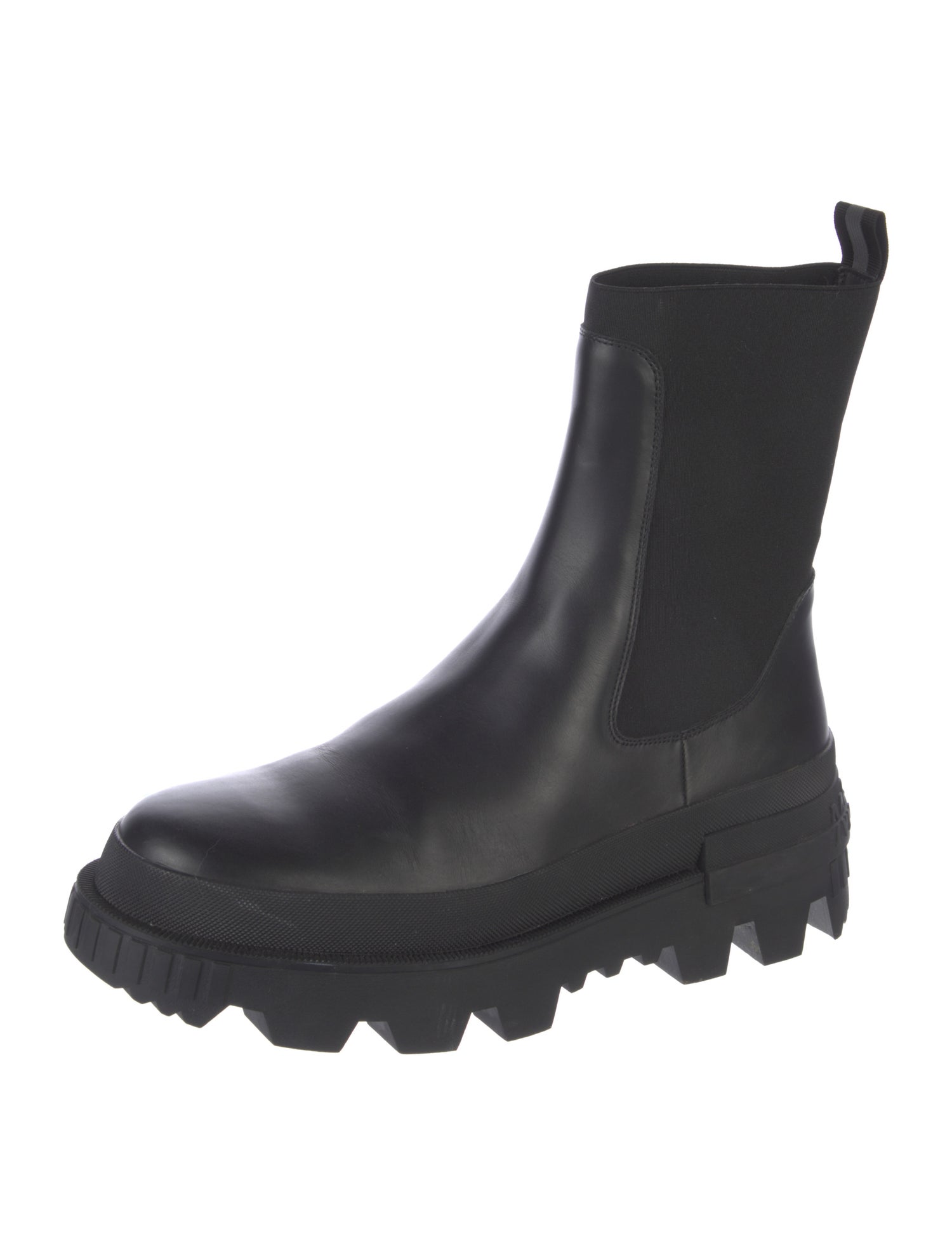 Moncler Leather Rain Boots