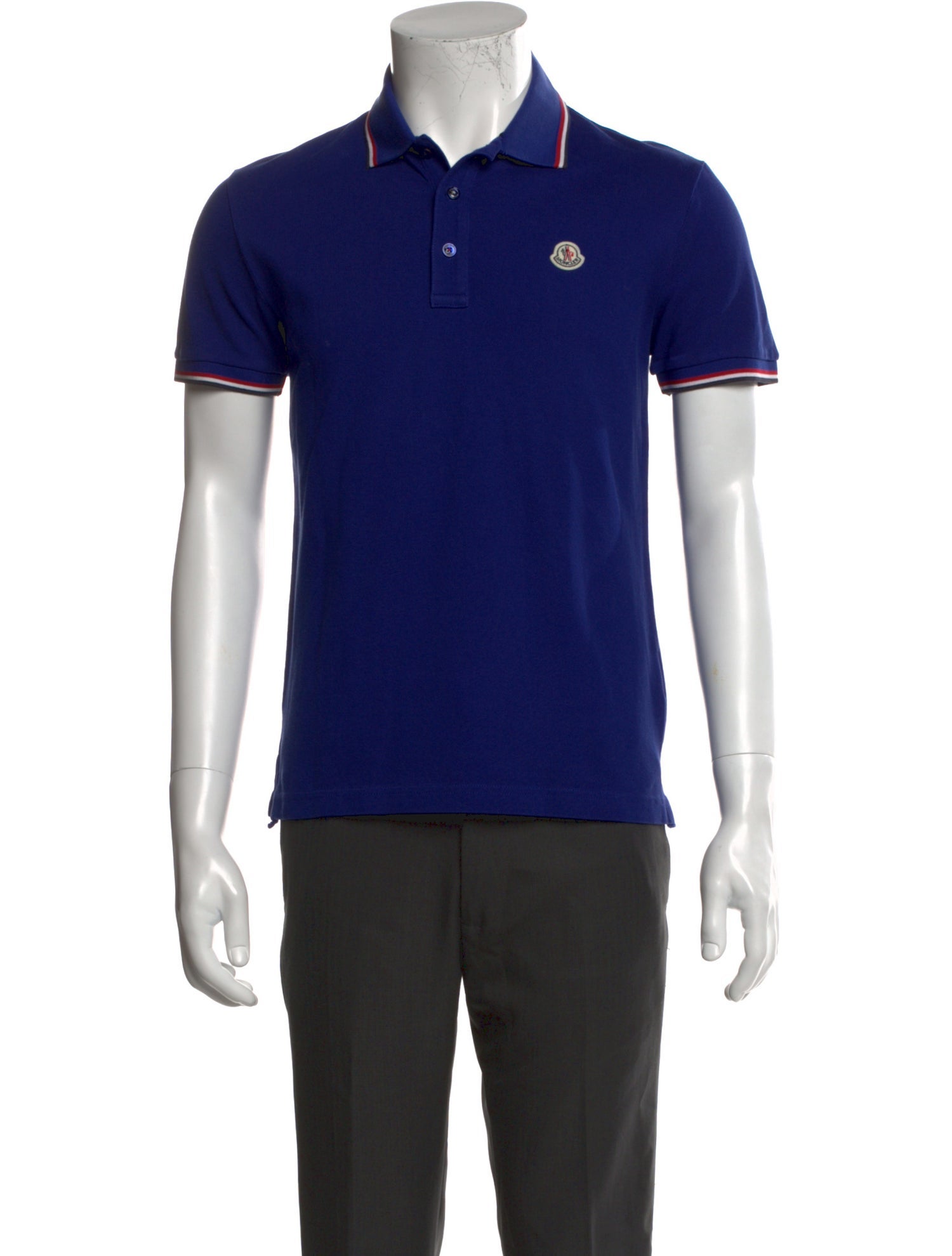 Moncler Collar Short Sleeve Polo Shirt
