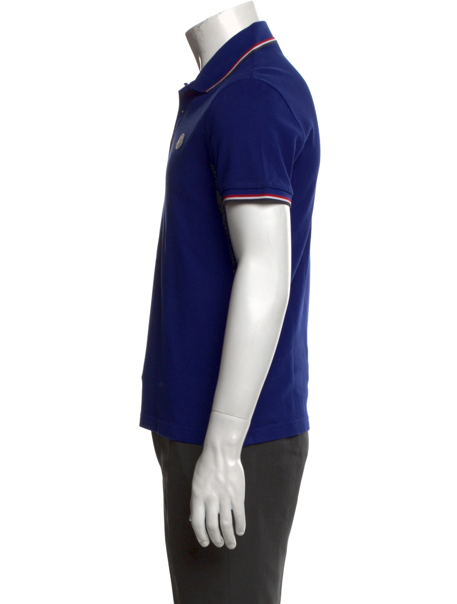 Moncler Collar Short Sleeve Polo Shirt
