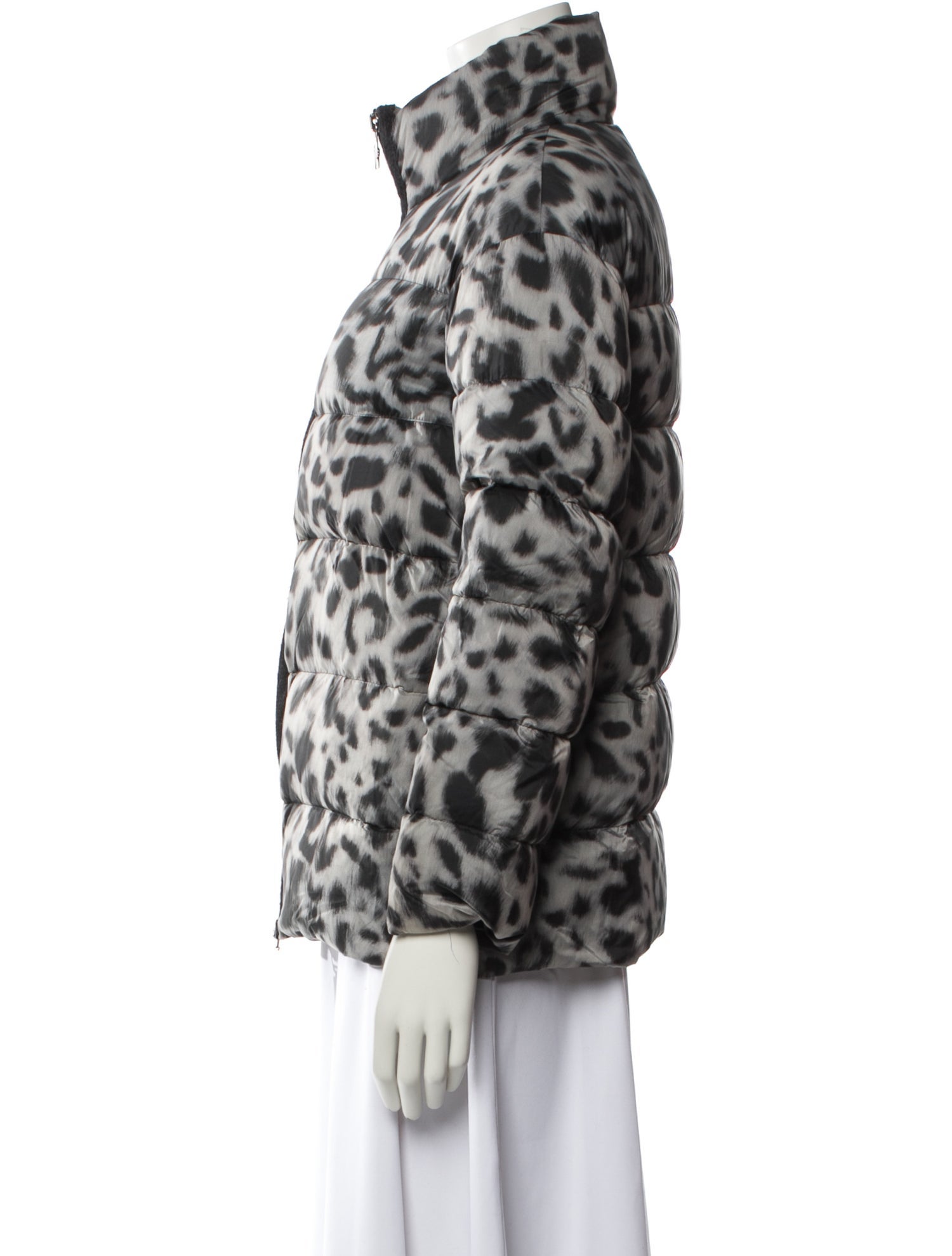 Moncler Gamme Rouge Animal Print Down Jacket