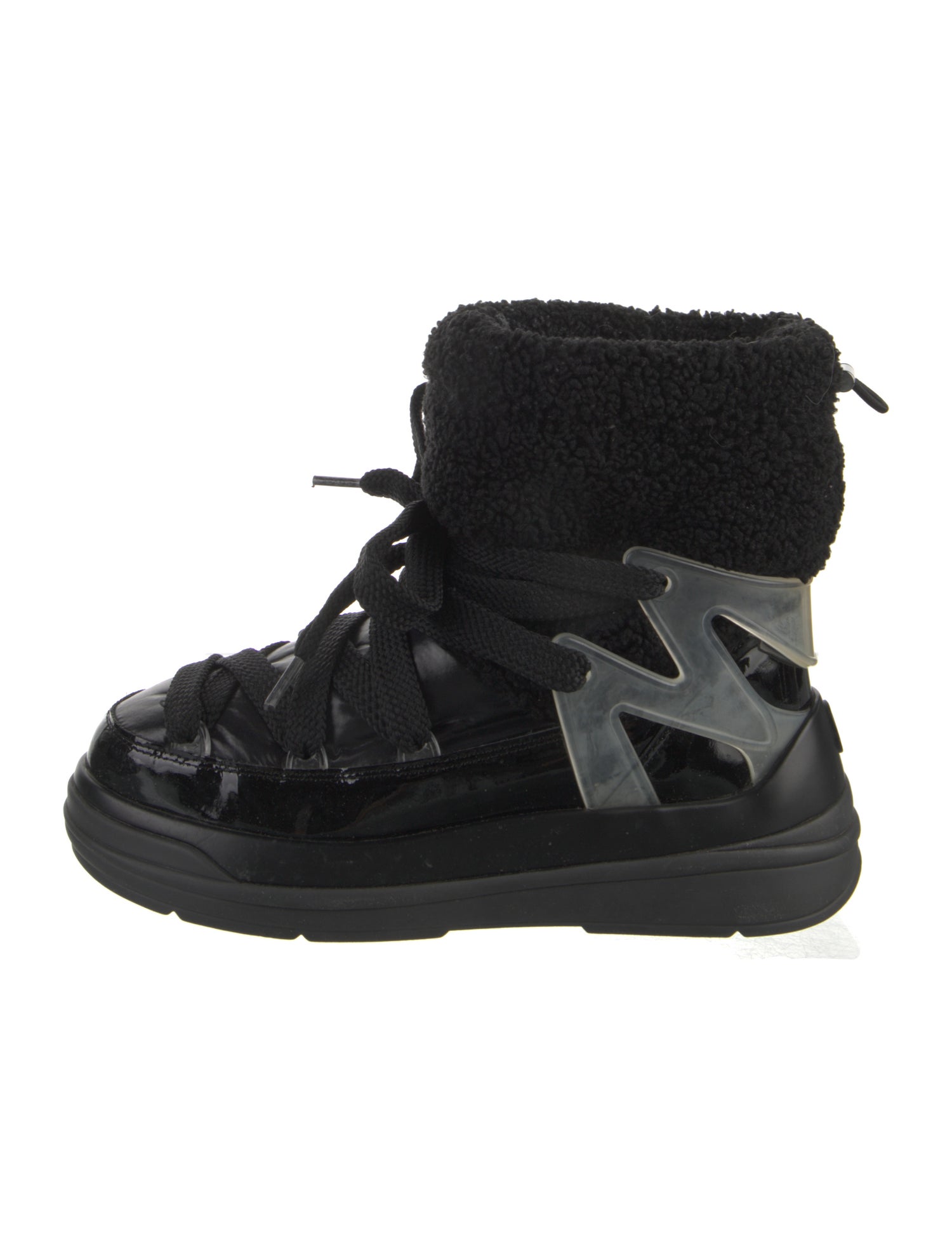 Moncler Leather Combat Boots