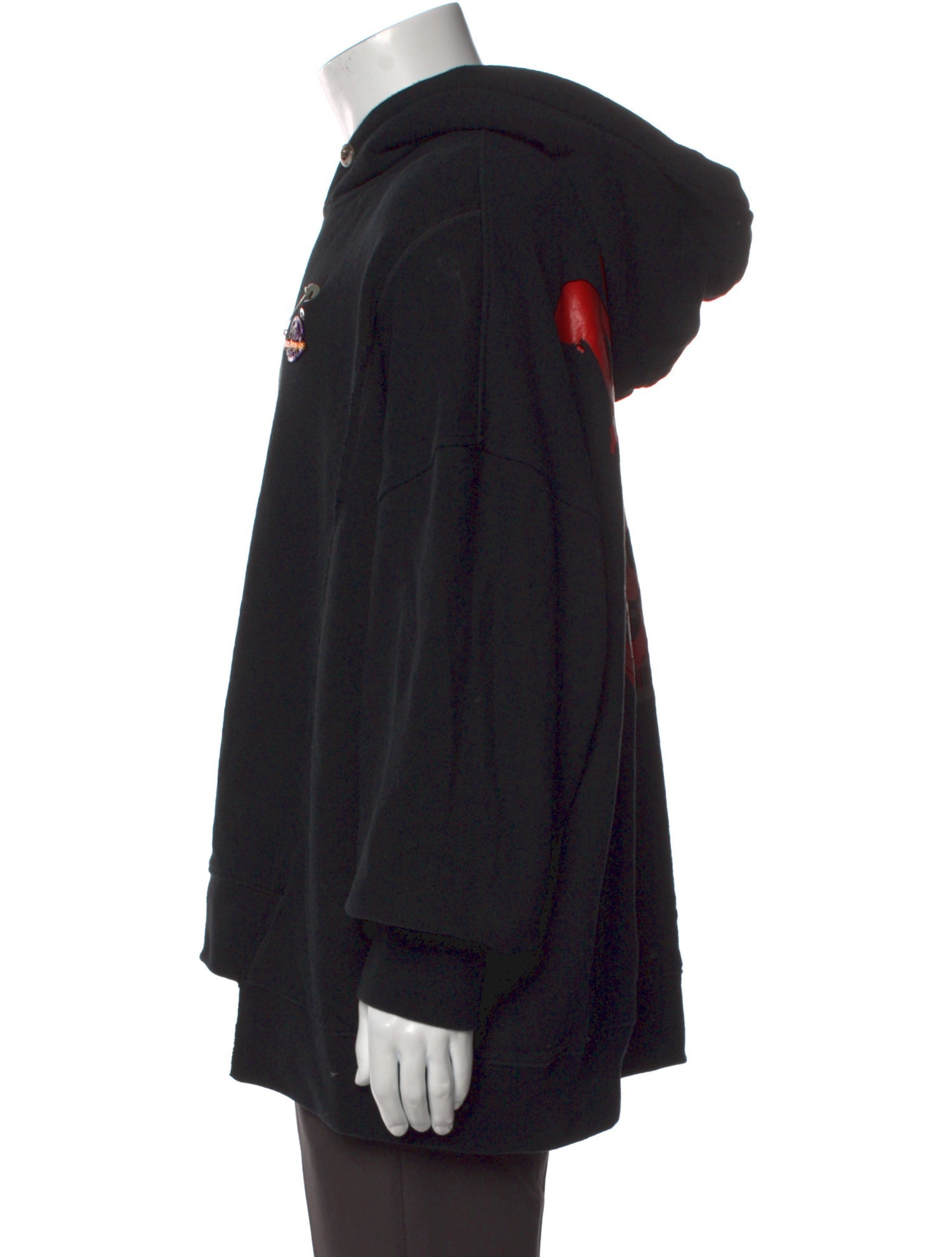 Moncler x Palm Angels Graphic Print Crew Neck Hoodie