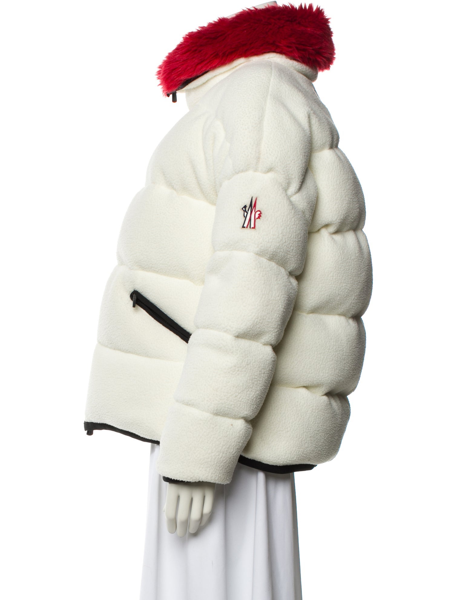 Moncler Grenoble Faux Fur Jacket