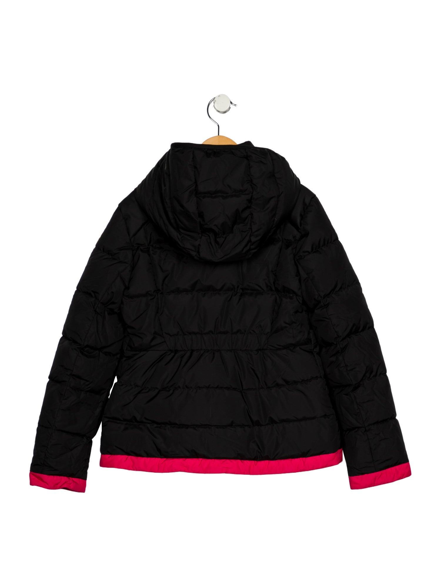 Moncler Kid Girls Down Quilted Hooded Jacket