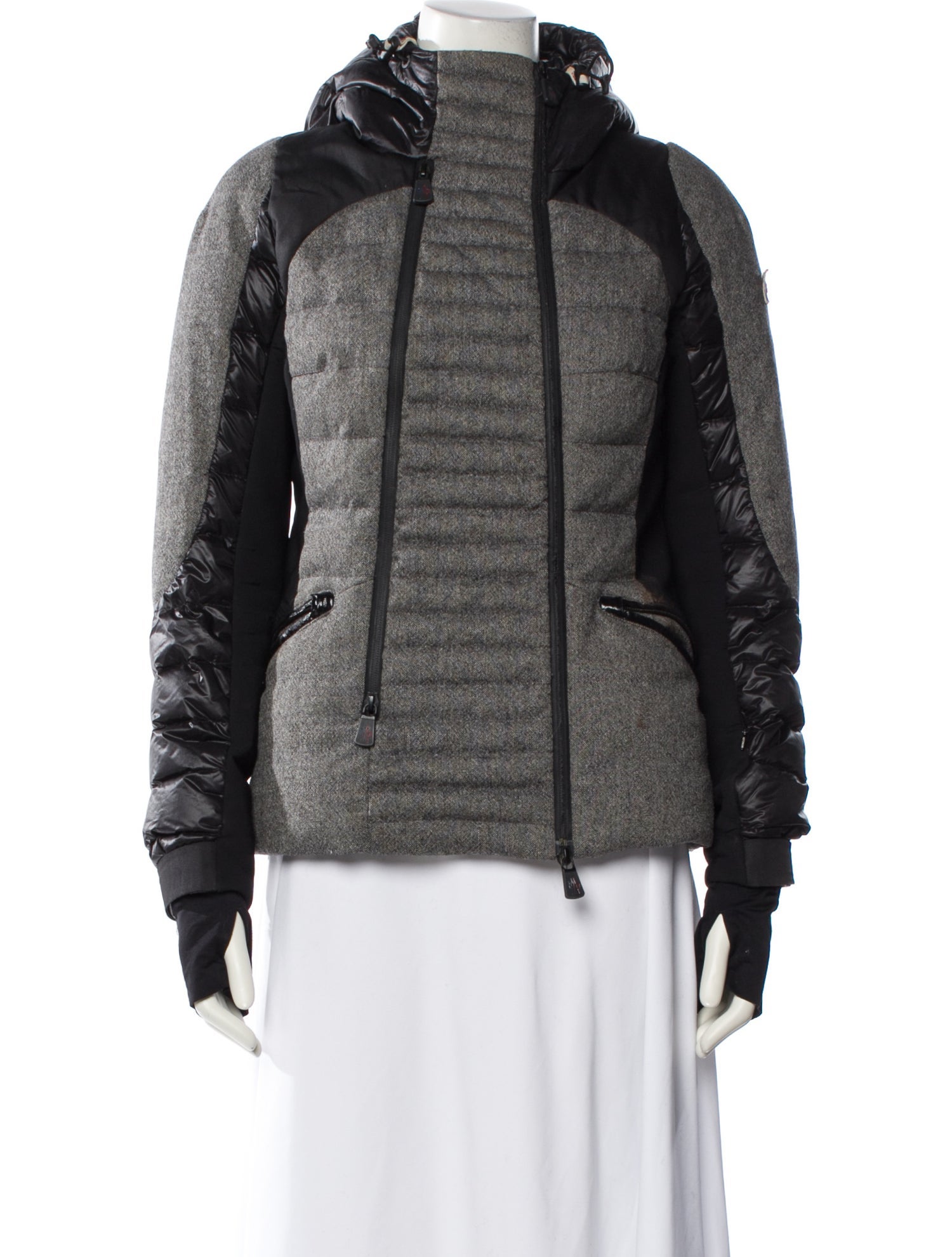 Moncler Grenoble Down Colorblock Pattern Down Jacket