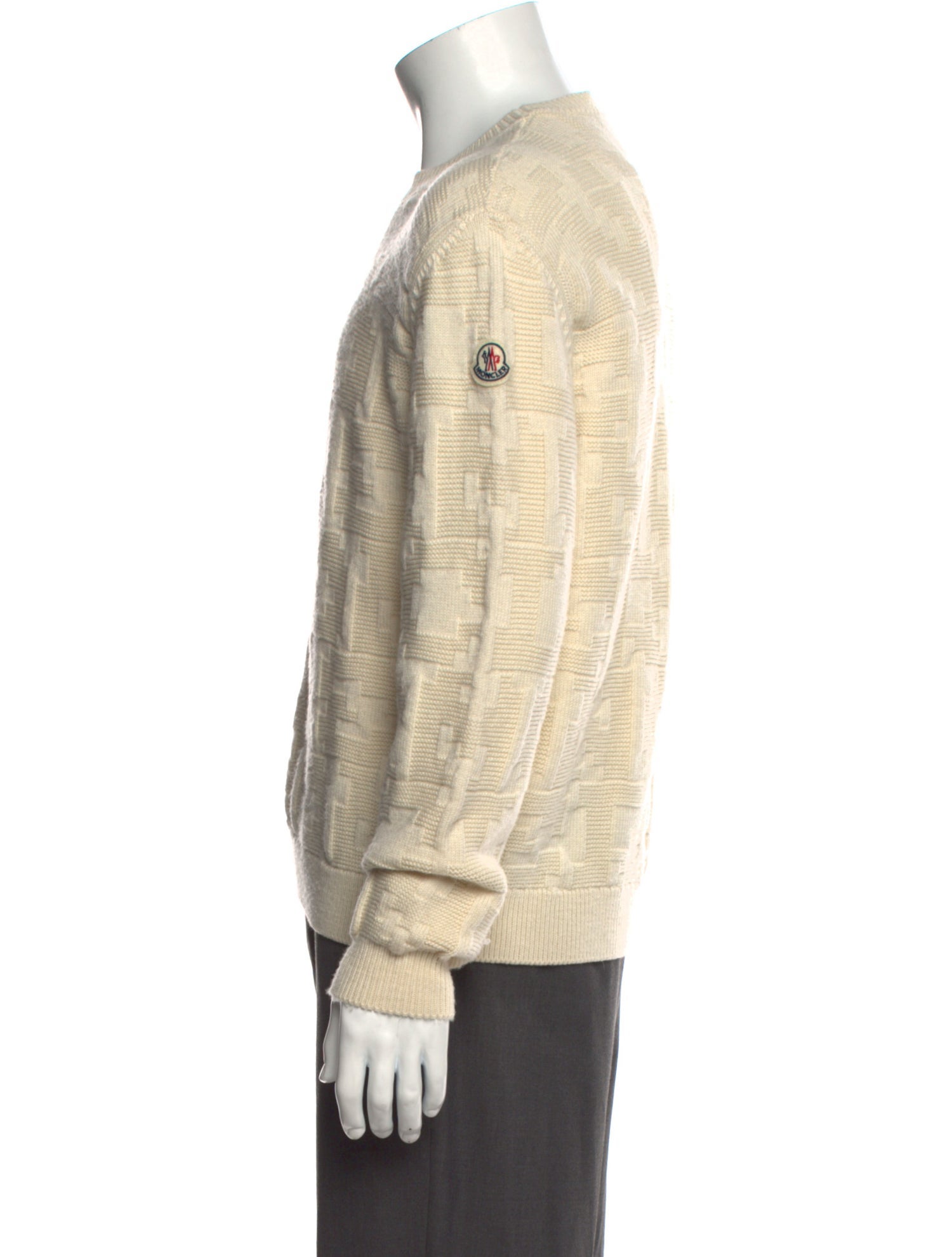 Moncler Virgin Wool Crew Neck Pullover
