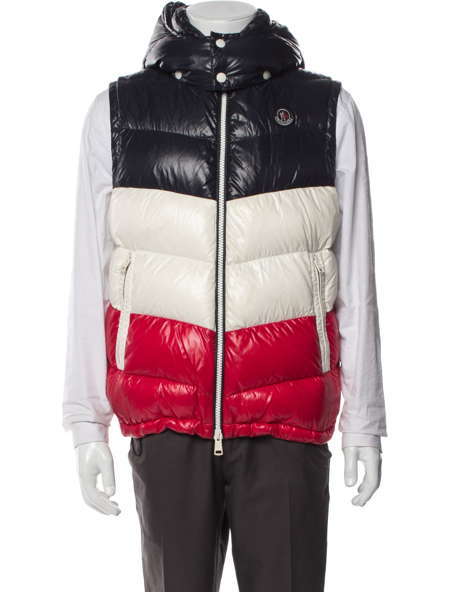Moncler Colorblock Pattern Vest