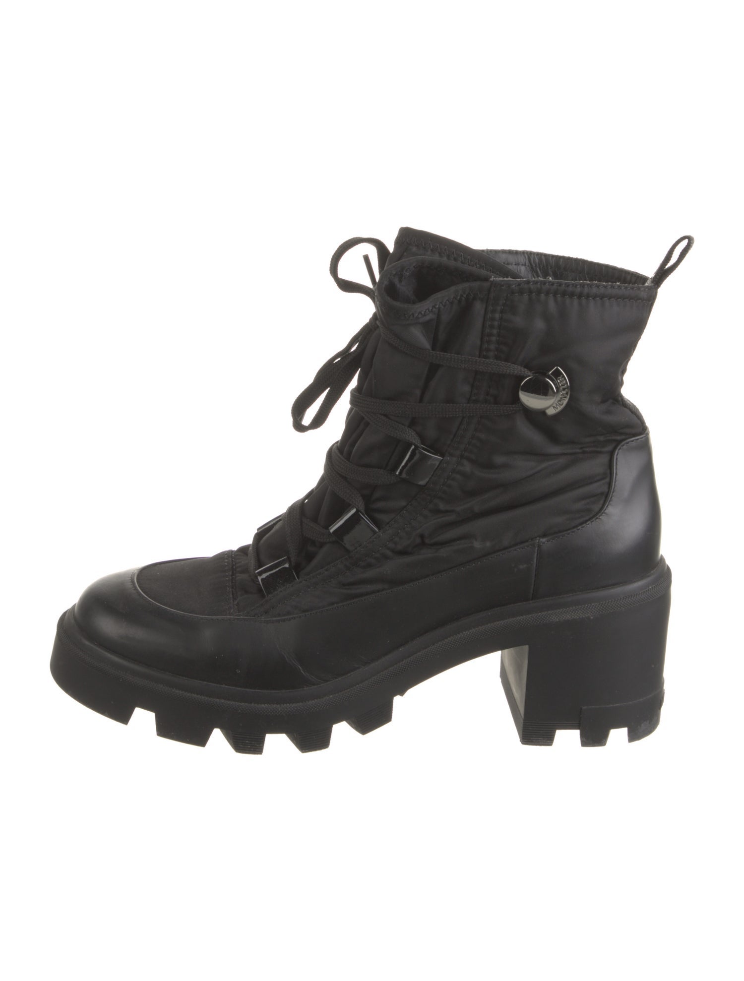 Moncler Nylon Combat Boots