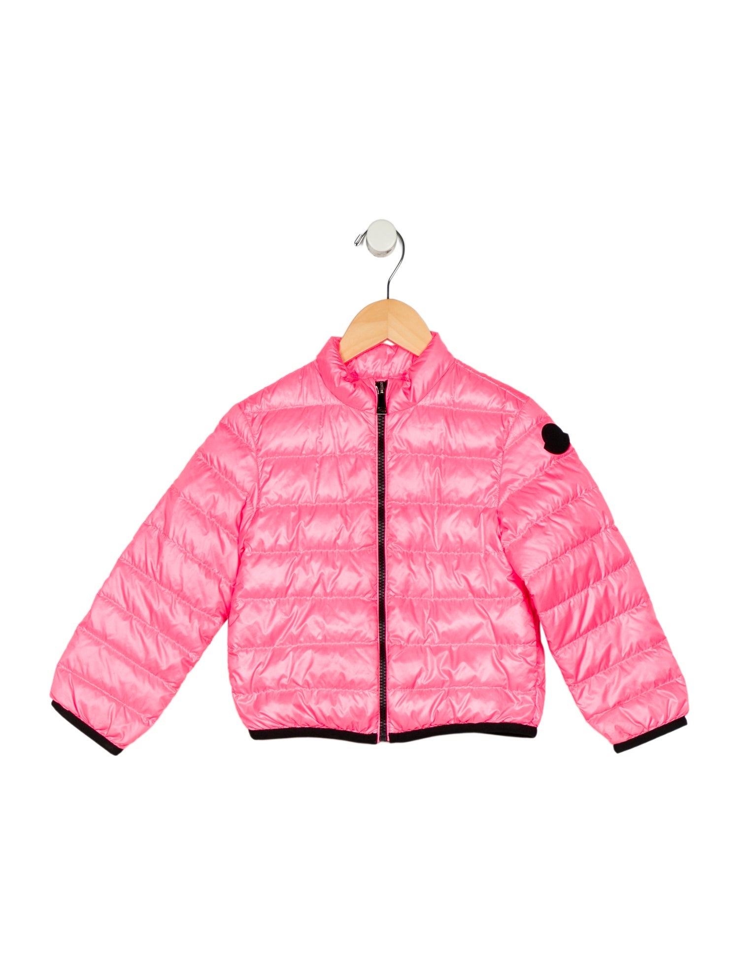 Moncler Girls' Solid Down Jacket