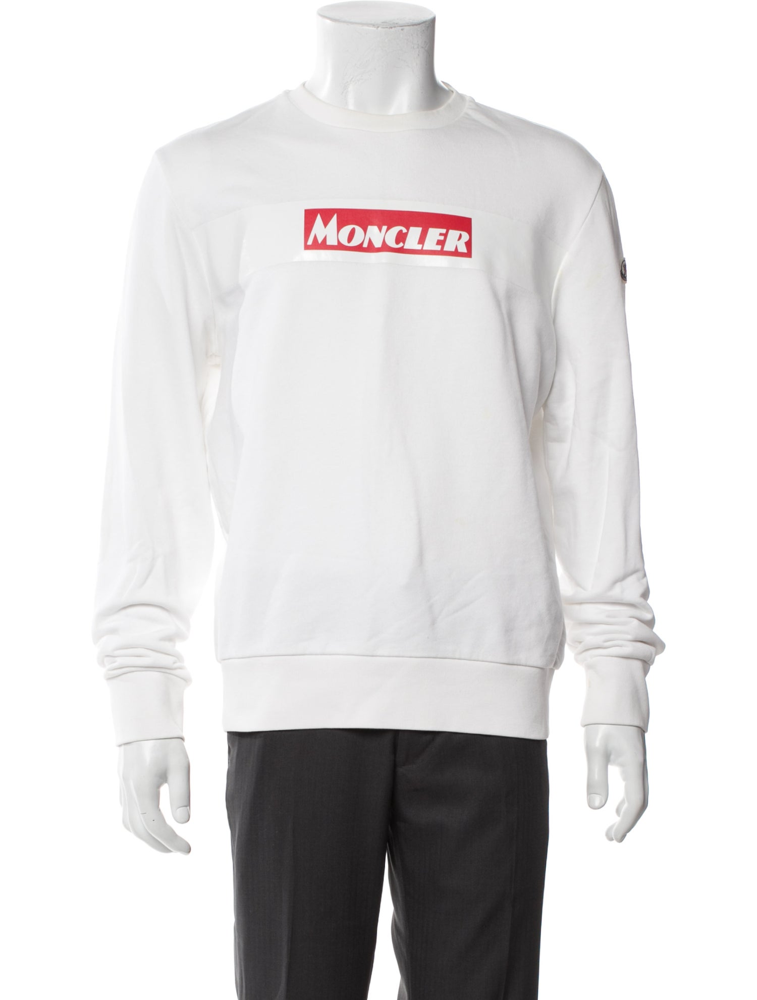 Moncler Graphic Print Crew Neck Pullover