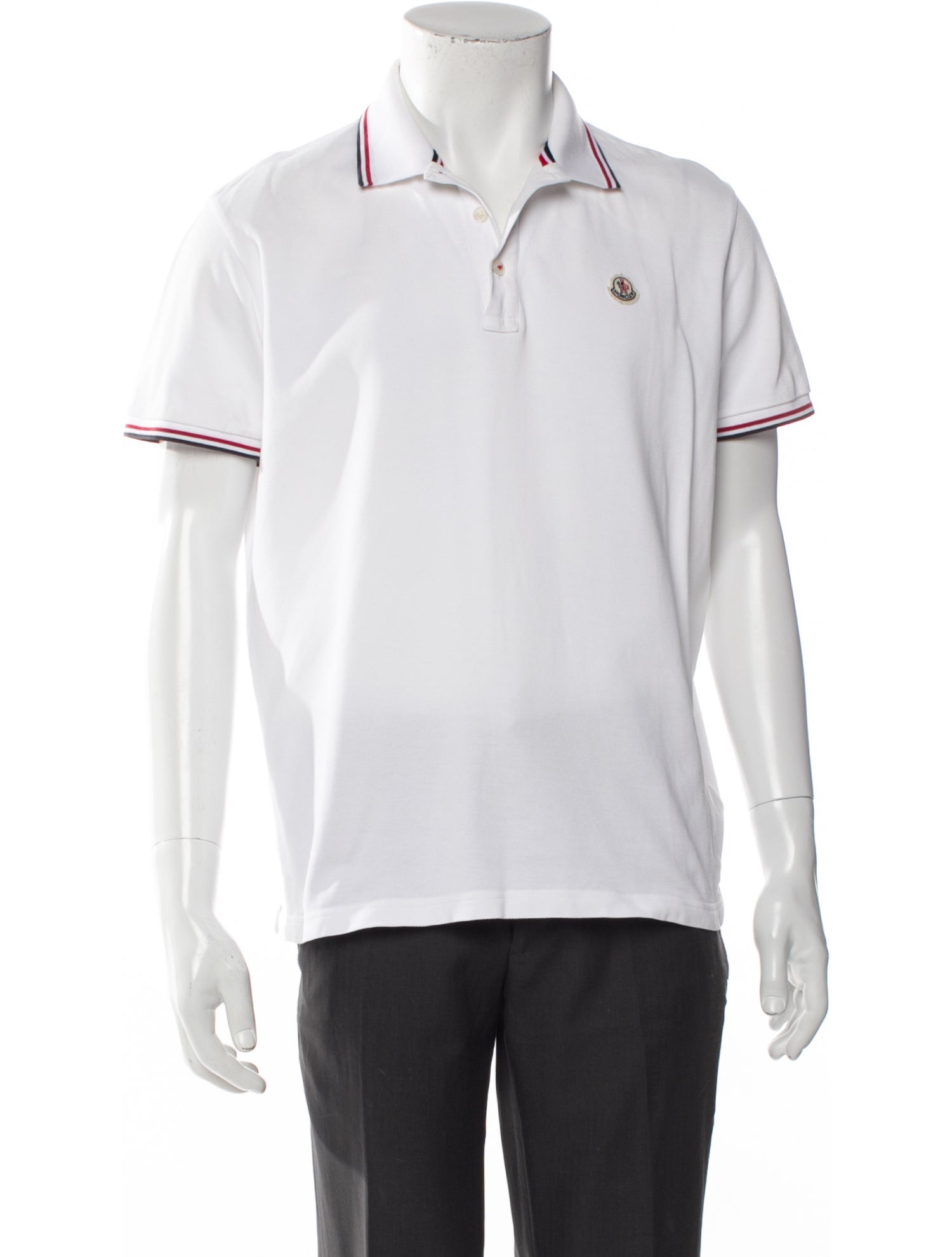 Moncler Collar Short Sleeve Polo Shirt