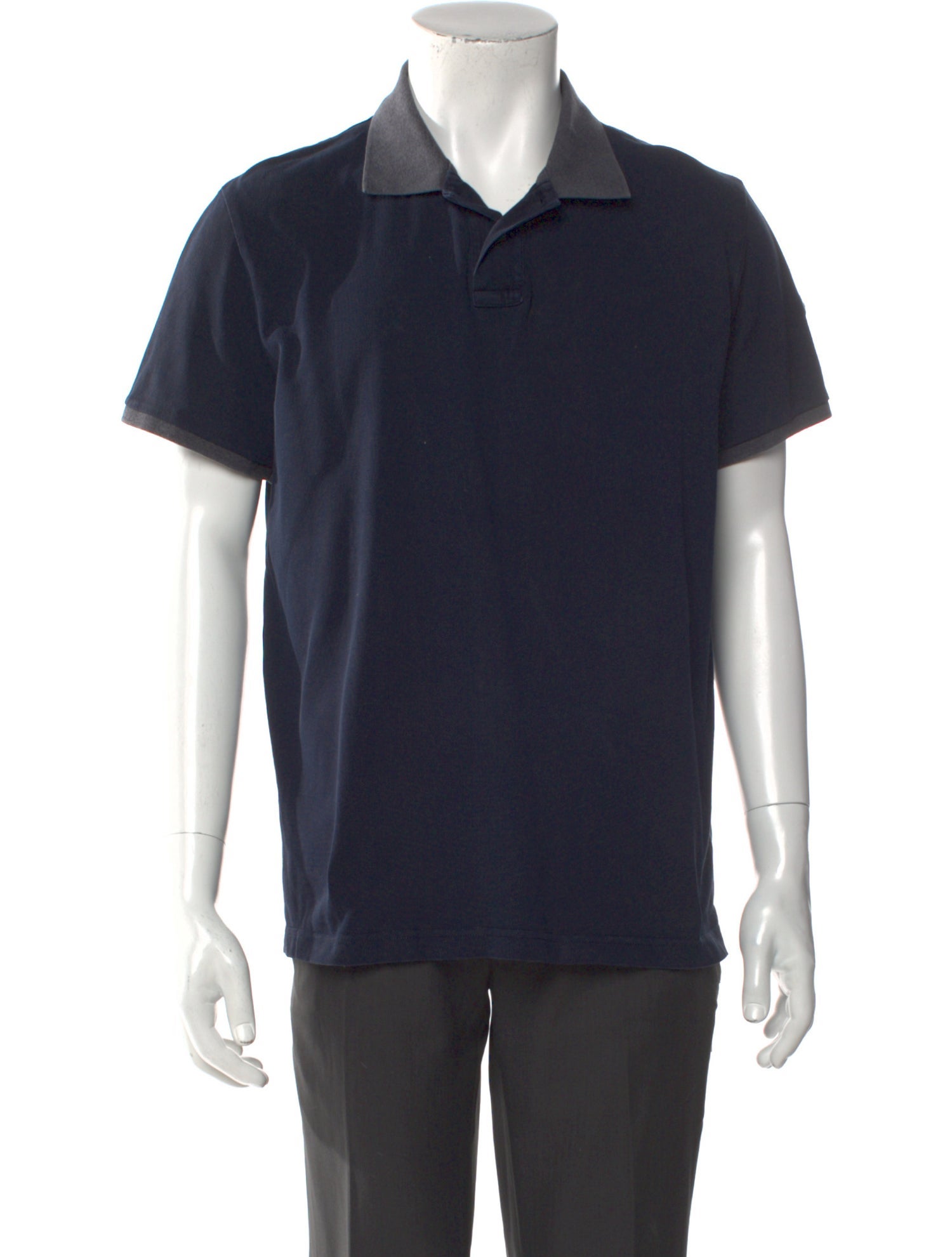 Moncler Crew Neck Short Sleeve Polo Shirt