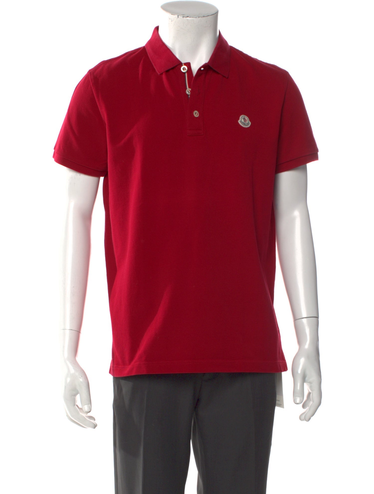 Moncler Crew Neck Short Sleeve Polo Shirt