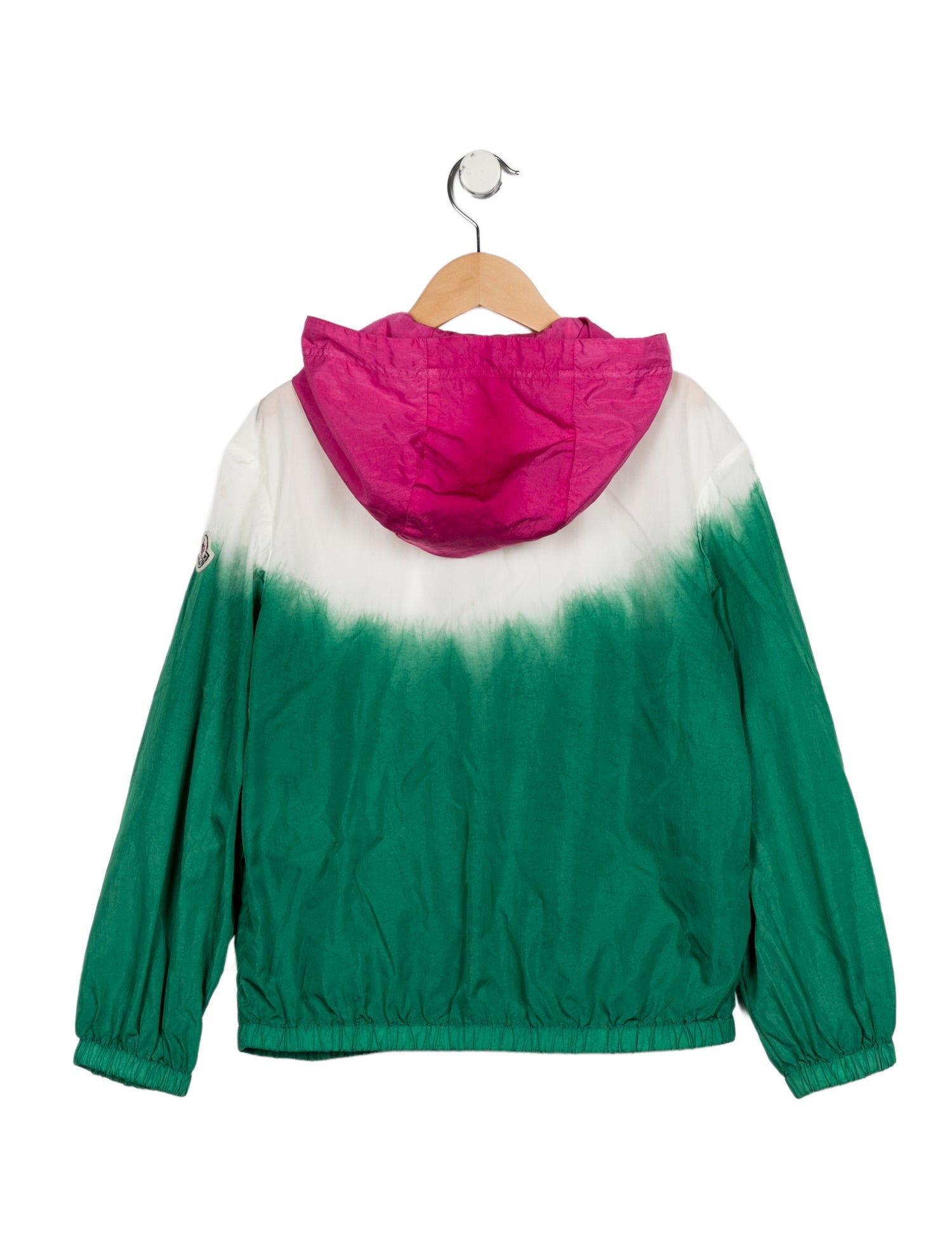 Moncler Kid Girl's Nylon Multicolor Zip Jacket