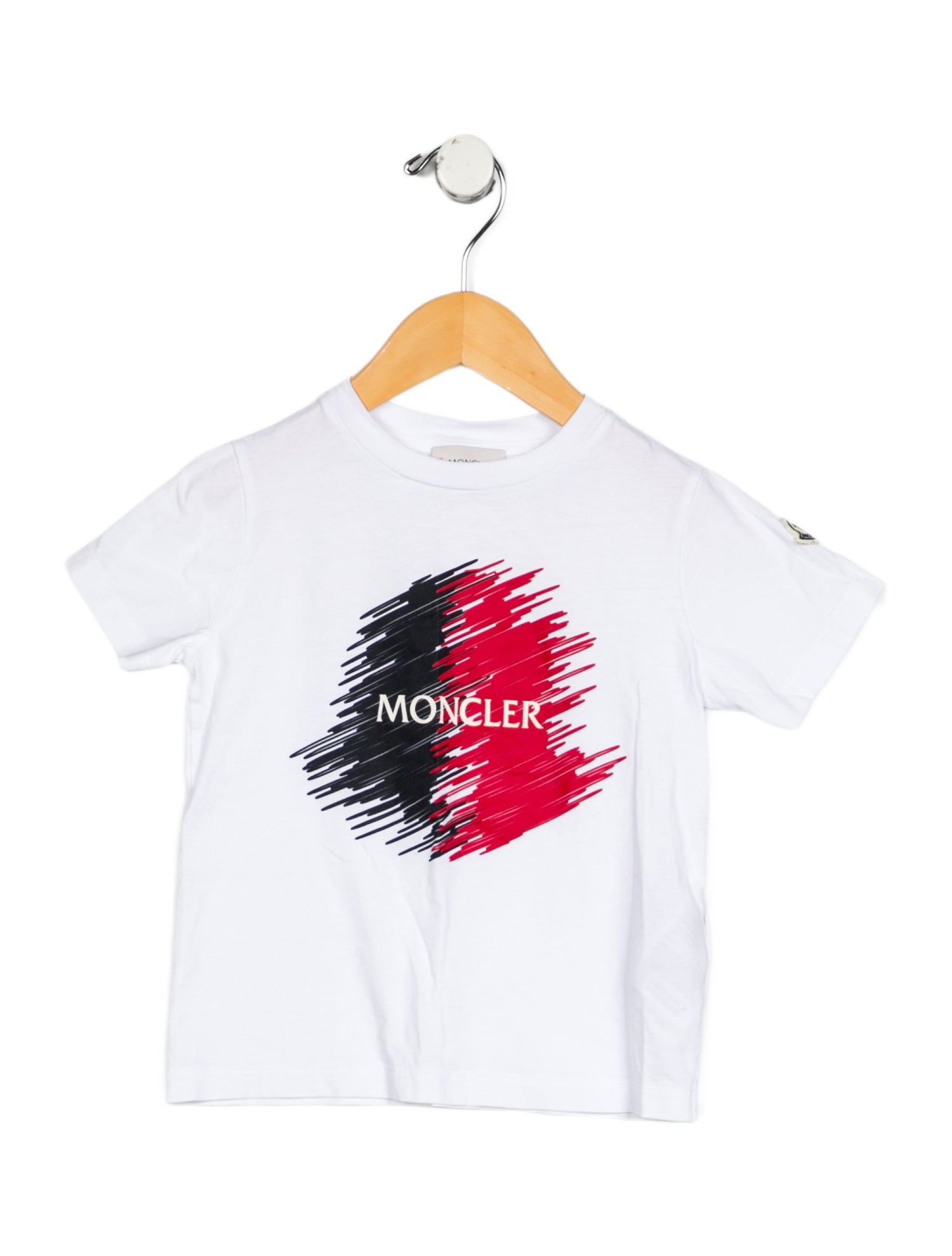 Moncler Kid Boy's Logo Graphic Short Sleeve Shirt