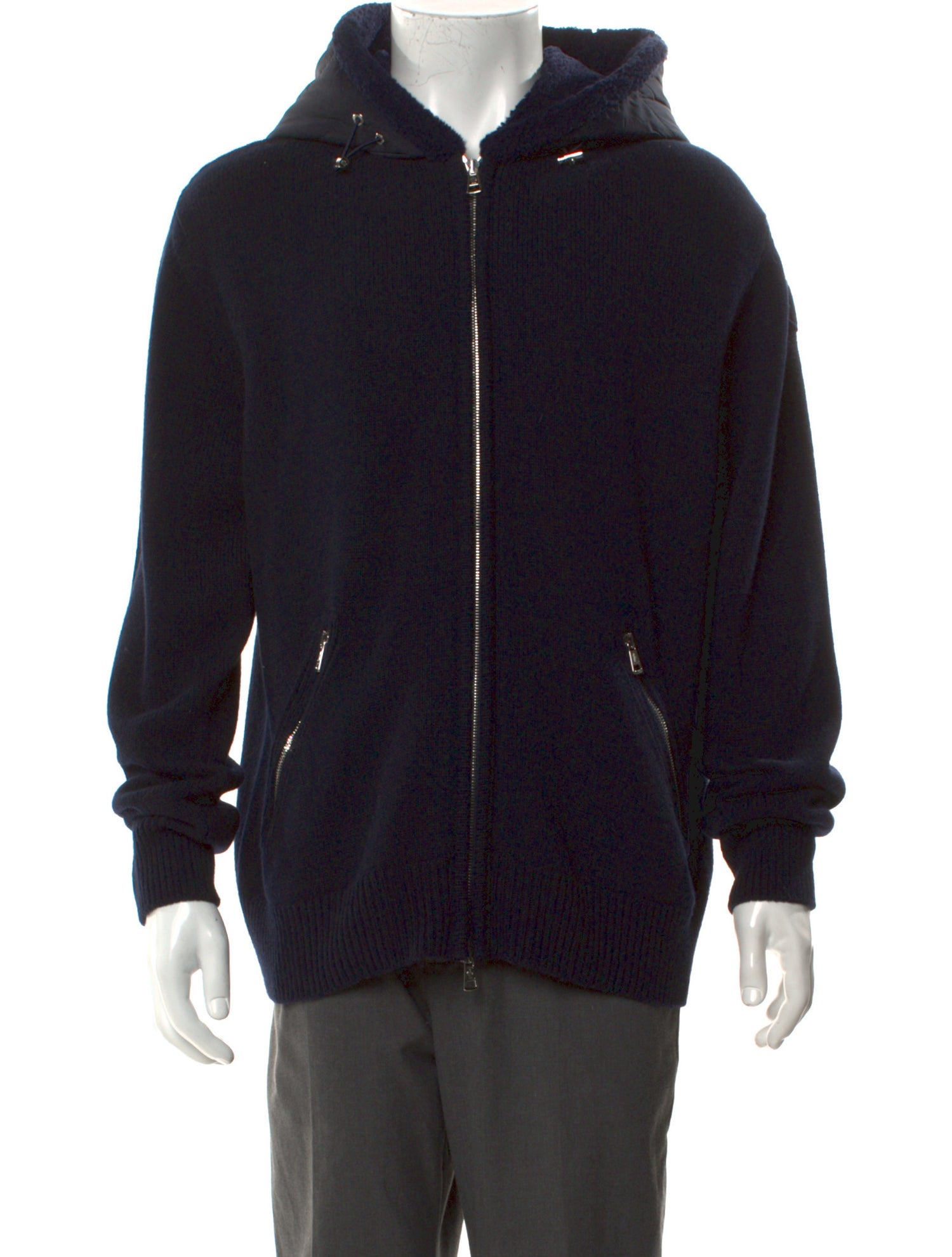 Moncler Virgin Wool V-Neck Cardigan