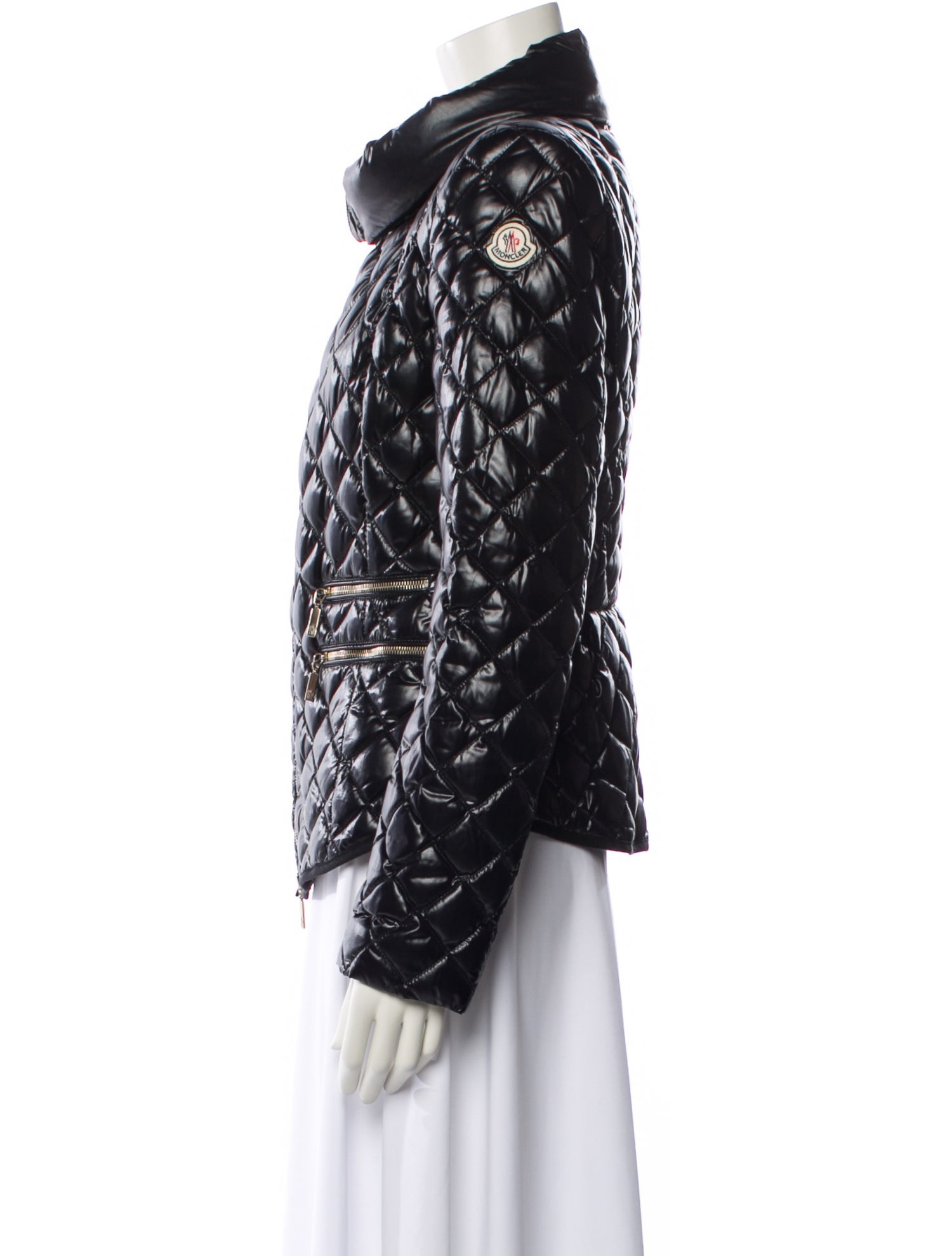 Moncler 2014 Nylon Biker Jacket