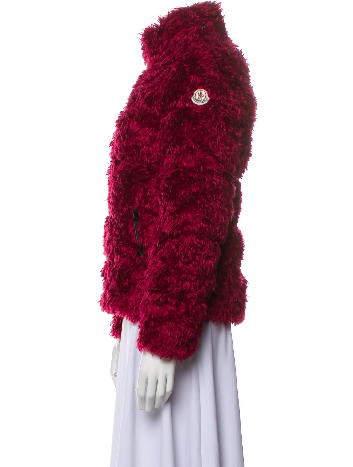 Moncler 2018 Mohair Faux Fur Jacket